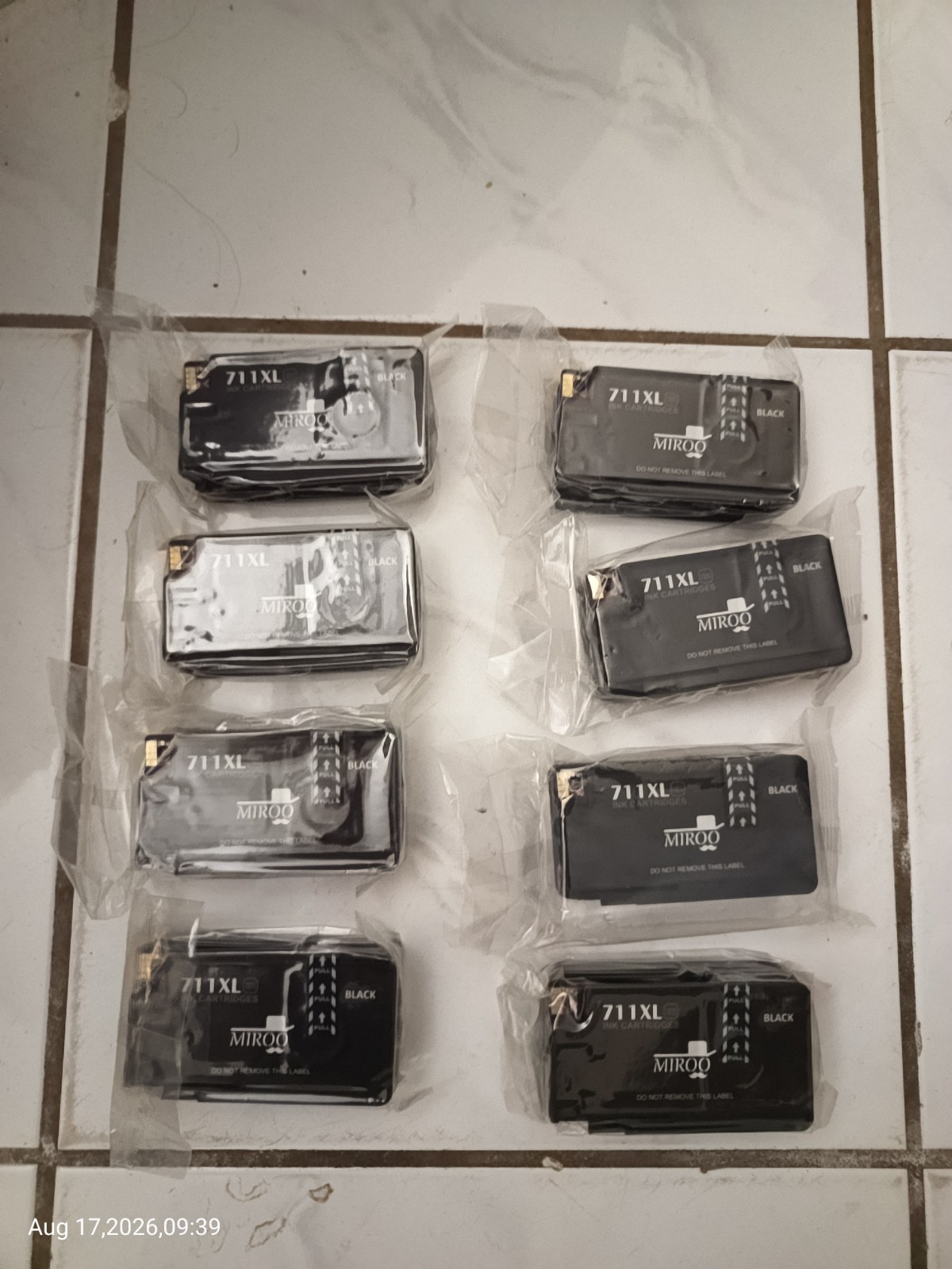 711XL DesignJet compatible Ink Cartridges 8 Black 3 Cyan 2 Magenta 1 Yellow