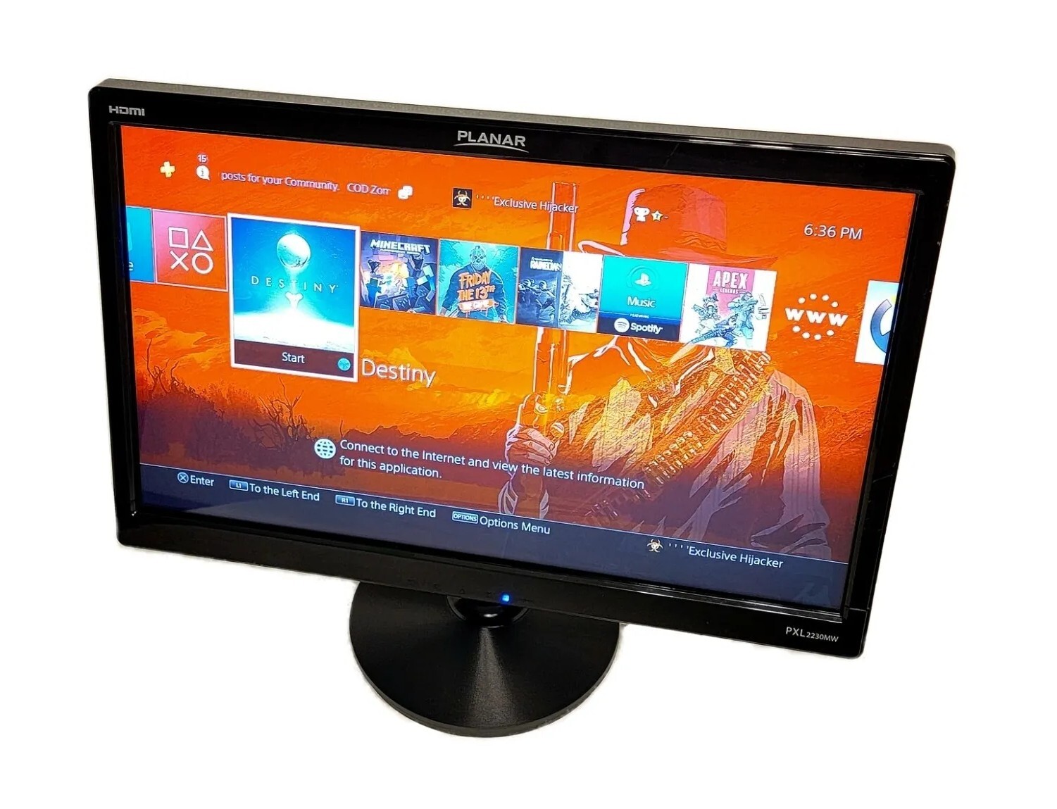 PLANAR PXL2230MW 22" Full HD, LED Multi-Touch, Edge-Lit LCD Monitor w/Stylus Pen