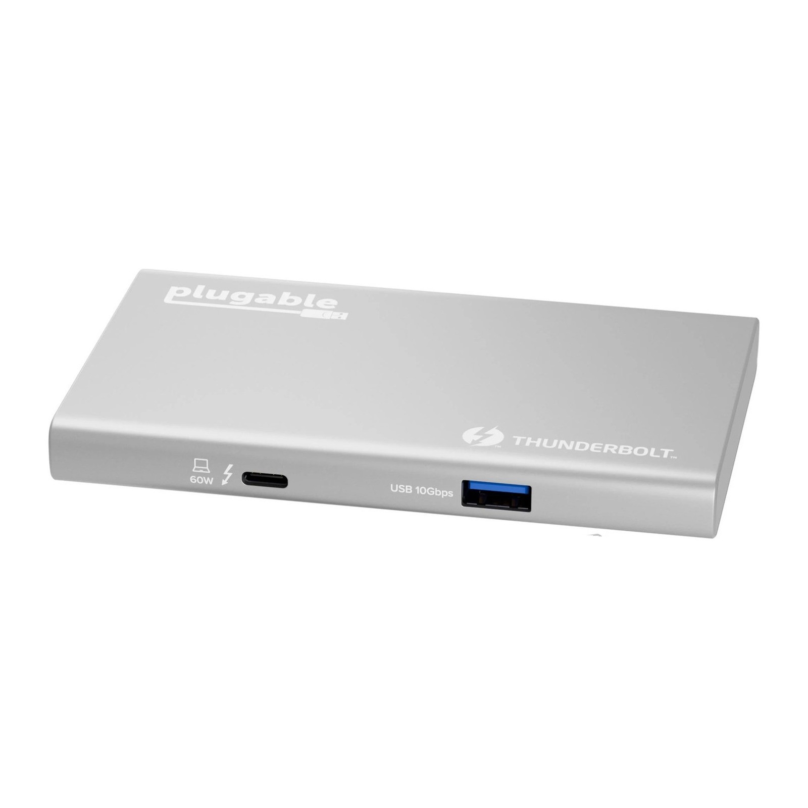 Plugable USB4-HUB3A Thunderbolt 4 Hub 5-in-1 60W Dual 4K Mac Windows OPEN BOX