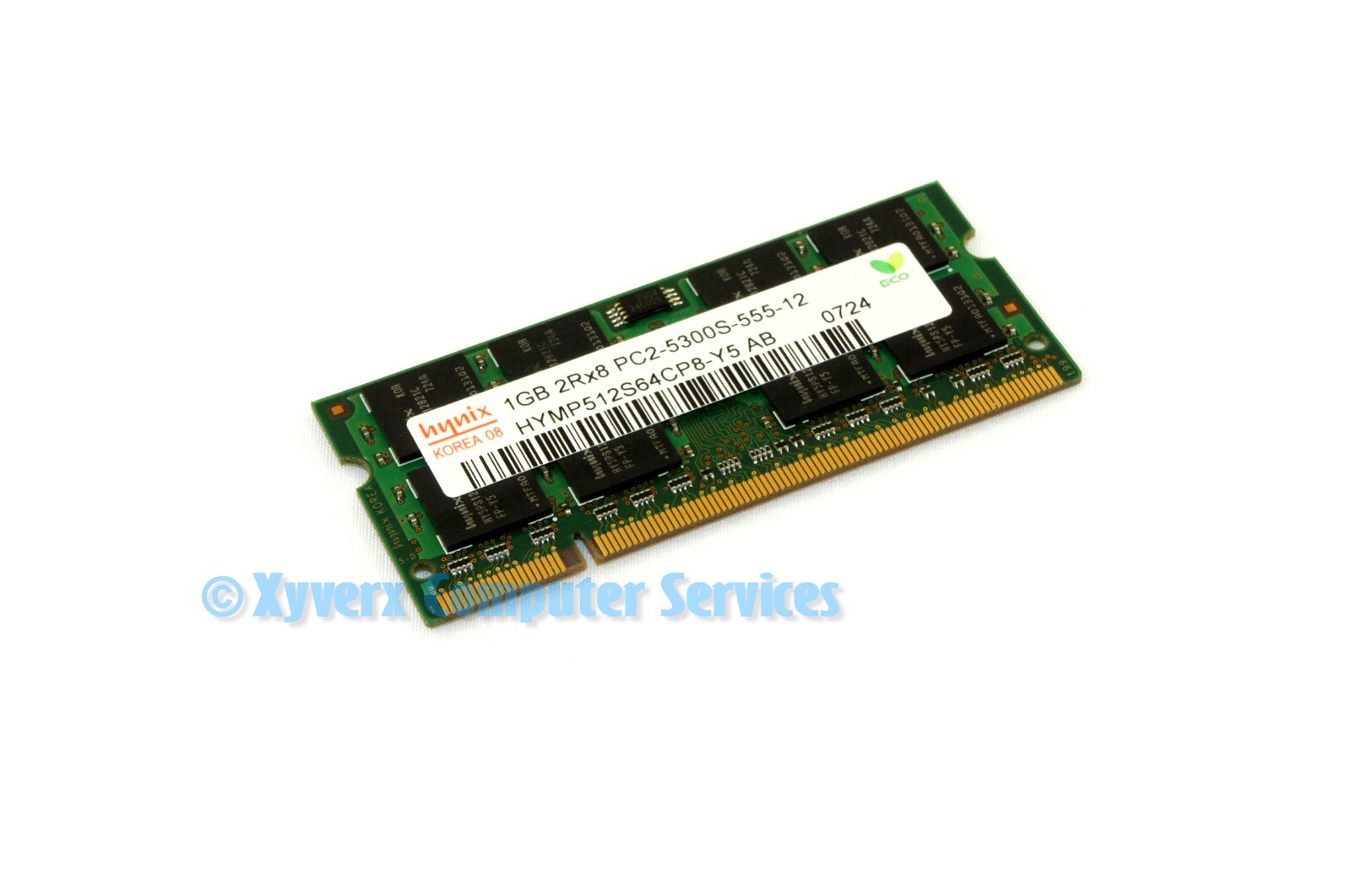 HYMP512S64CP8-Y5 HYNIX LAPTOP MEMORY 1GB PC2-5300 (CA62)