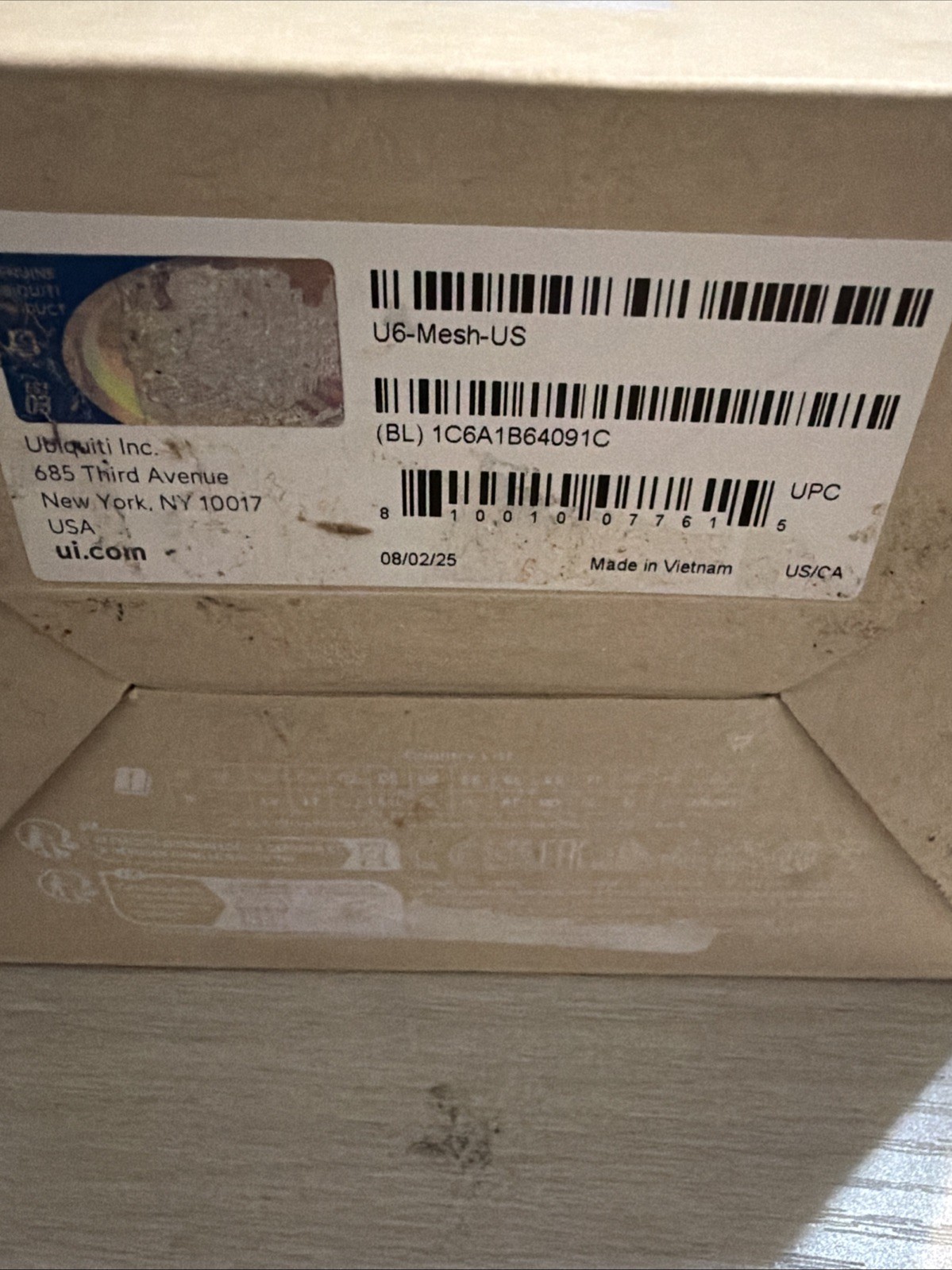 As Is U6-Mesh-US Indoor / Outdoor WiFi 6 AP with 6-Spatial Streams
