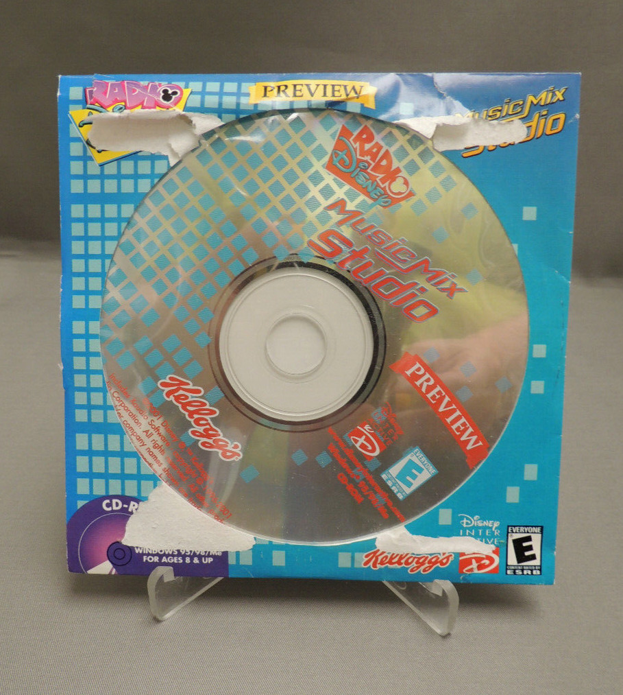 Radio Disney Music Mix Studio Preview- Kellogg's Promo (PC, 2001) - Disc Only