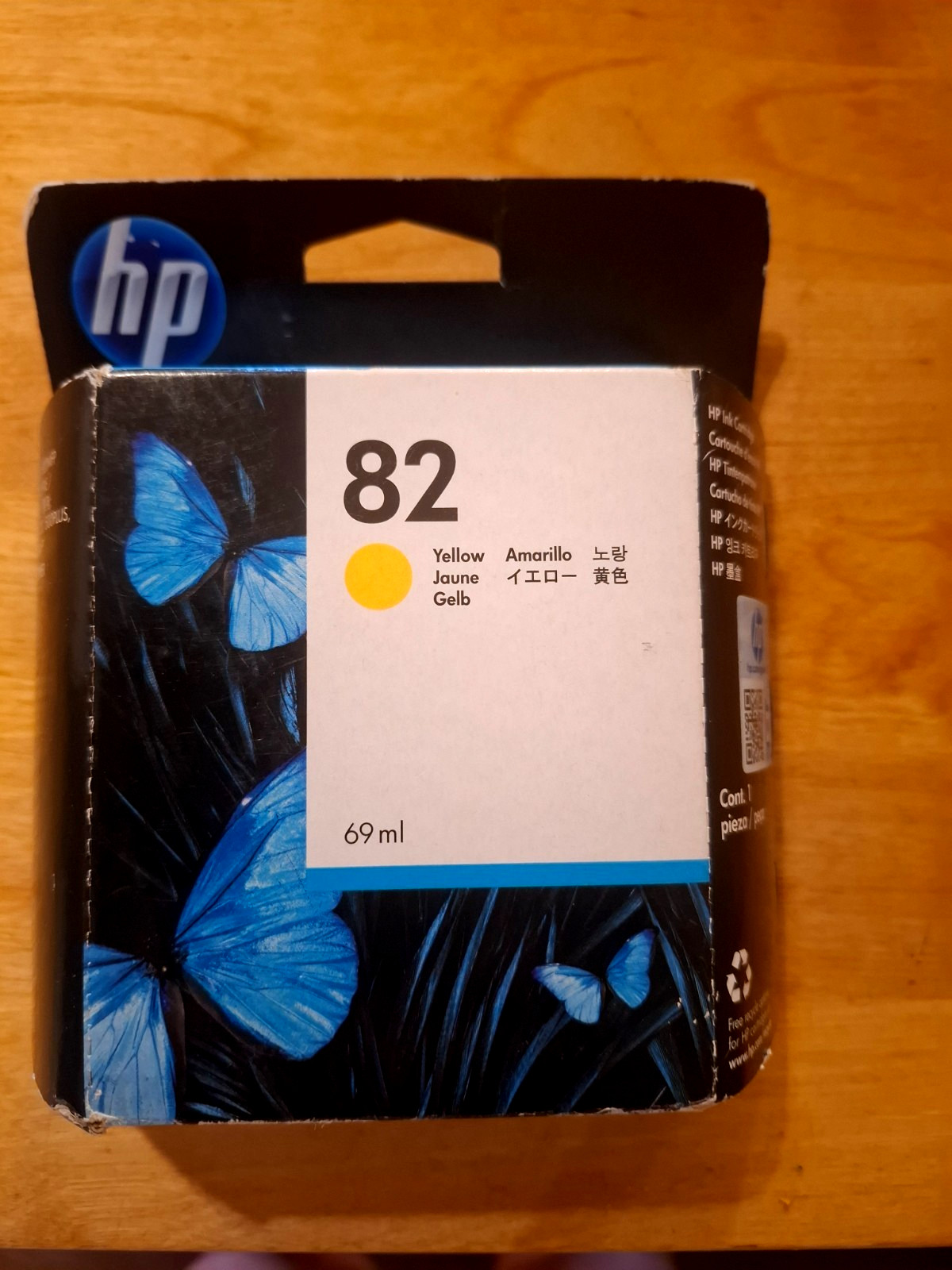 HP 82 yellow 69ml   Ink Cartridge  OEM  FAST SHIP 2015