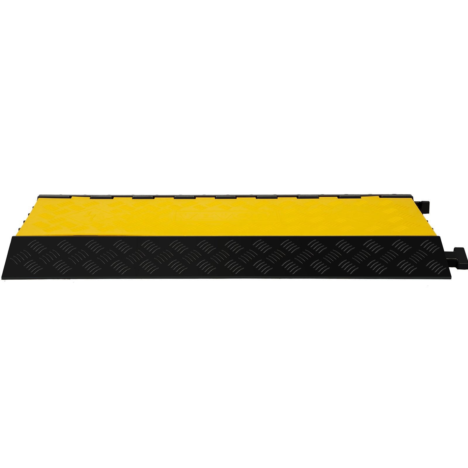 5 Channel Rubber Cable Protector Ramp, 1 Pack, 35"L x 20"W, 18000 lbs Capacity