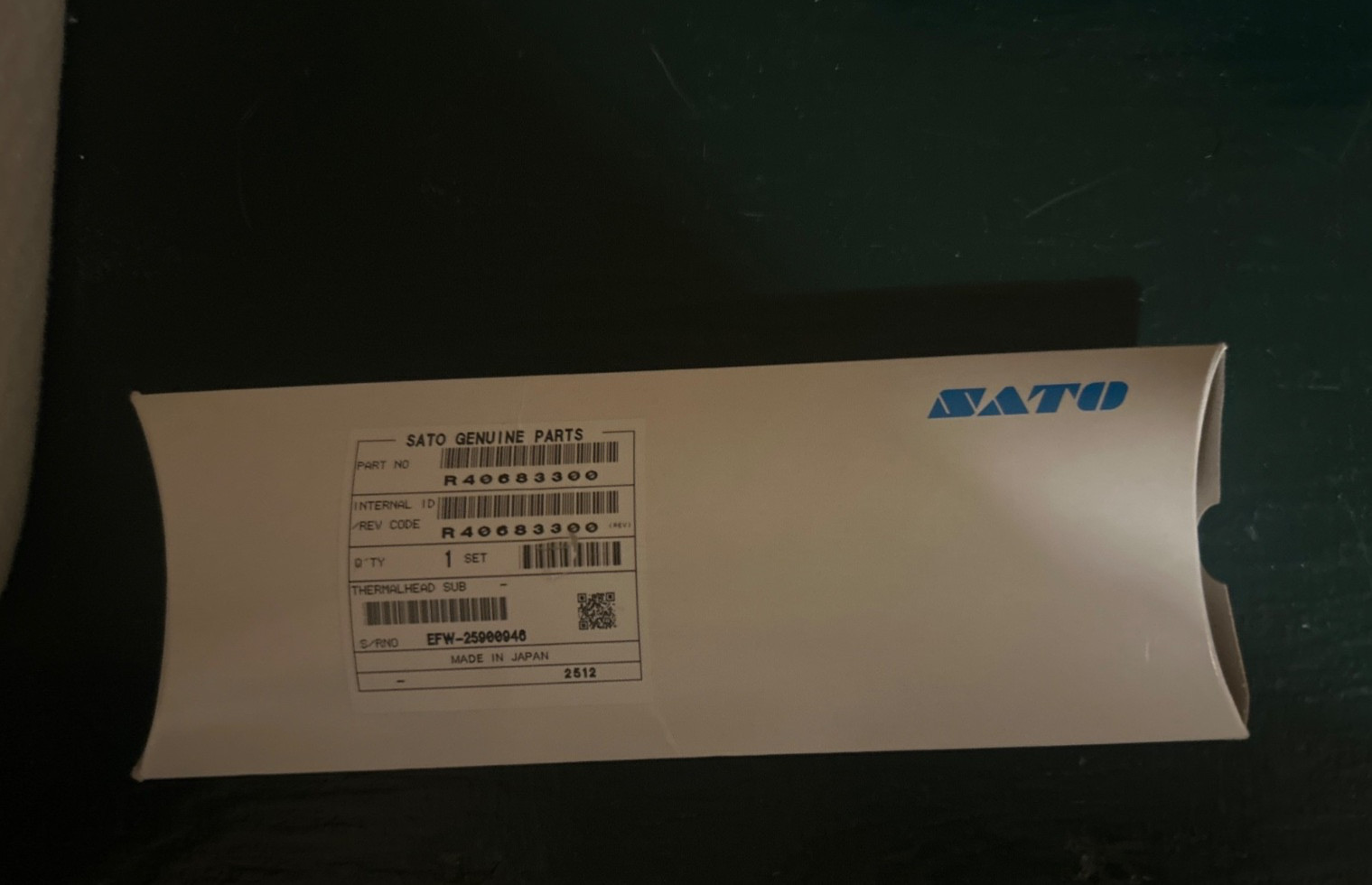 SATO Genuine Parts R40683300 Print Head 203 dpi for SATO S84NX Print Engine