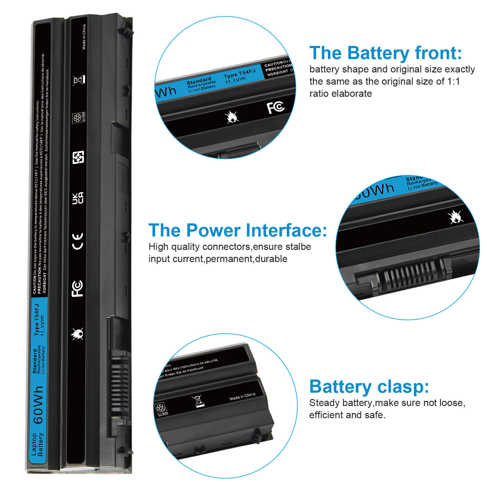 6/9 Cell Battery For Dell Latitude E6540 E6530 E6440 E6430 E6420 312-1163 NHXVW