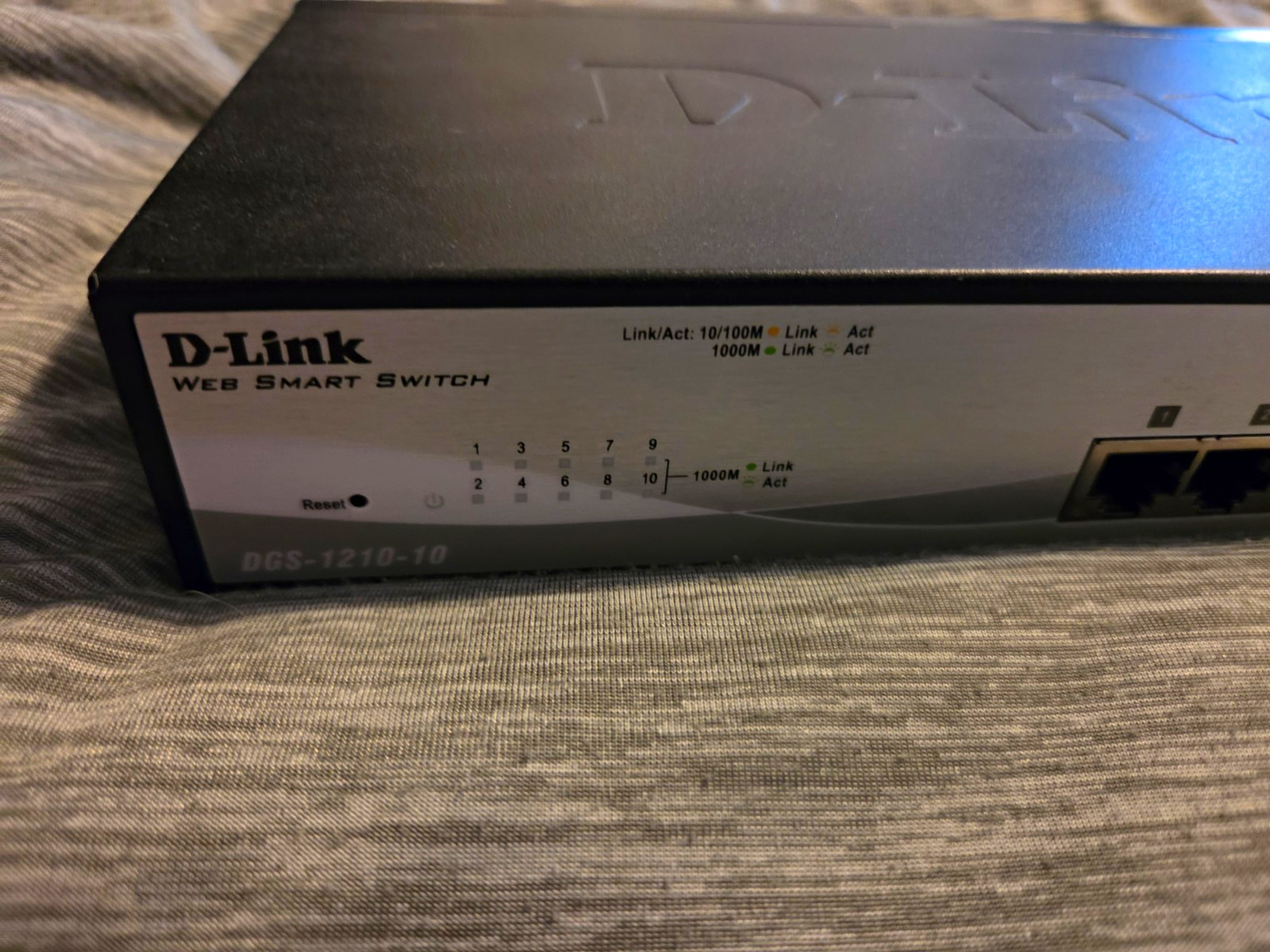 D-Link DGS-1210-10 10-Port Web Smart Partially Managed Gigabit Rack Switch