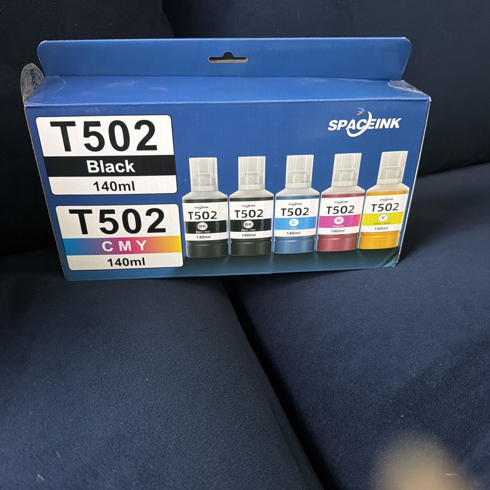 Inkjet T502 Multi-color Ink Bottles B/C/M/Y Ink Bottles 4 Colors New in Box