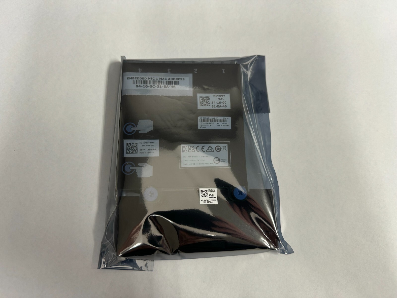 *NEW* PowerEdge R740XD Broadcom 57416 Dual Port 10GB RJ45 + 5720 Dual Port NDC