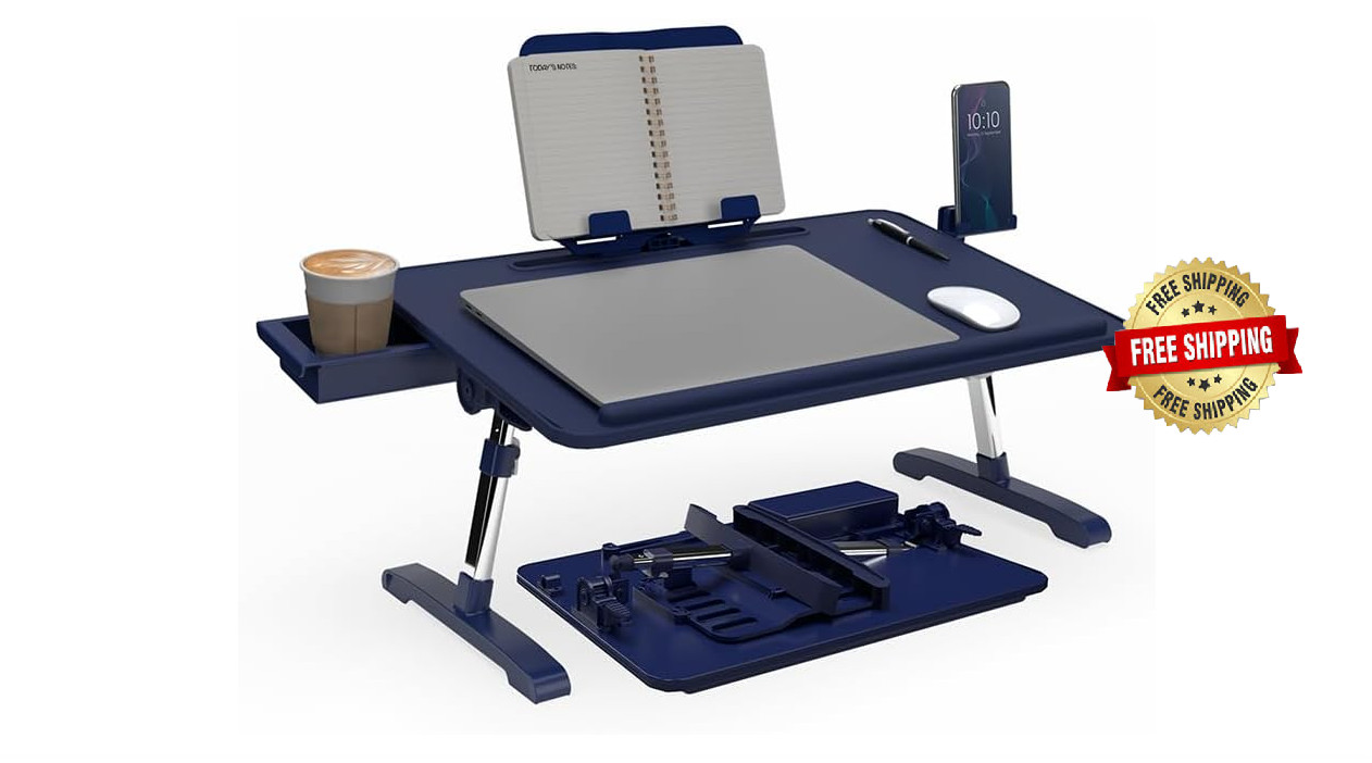 Mesa Mesita Para Usar La Laptop Computadora En La Cama Ajustable Multifuncional