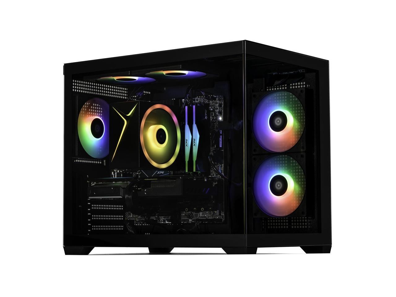 STORMCRAFT Gaming PC SIRIUS Intel Core i5-14400F NVIDIA GeForce RTX 5070- AI Pow