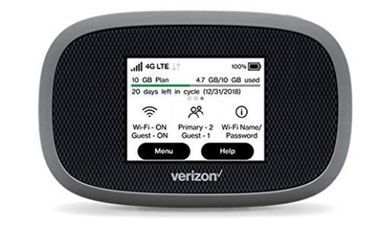 Novatel Jetpack MiFi 8800L - Verizon Locked - Black - Excellent