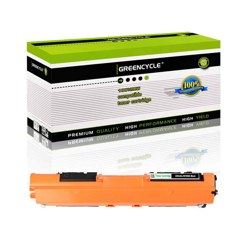 1PK Compatible For HP 130A LaserJet MFP M176n - CF350A Black Toner Cartridge