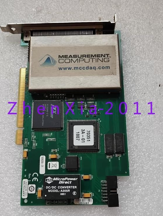 1pc used MEASUREMENT COMPUTING PCI-DAS6034 Acquisition Card