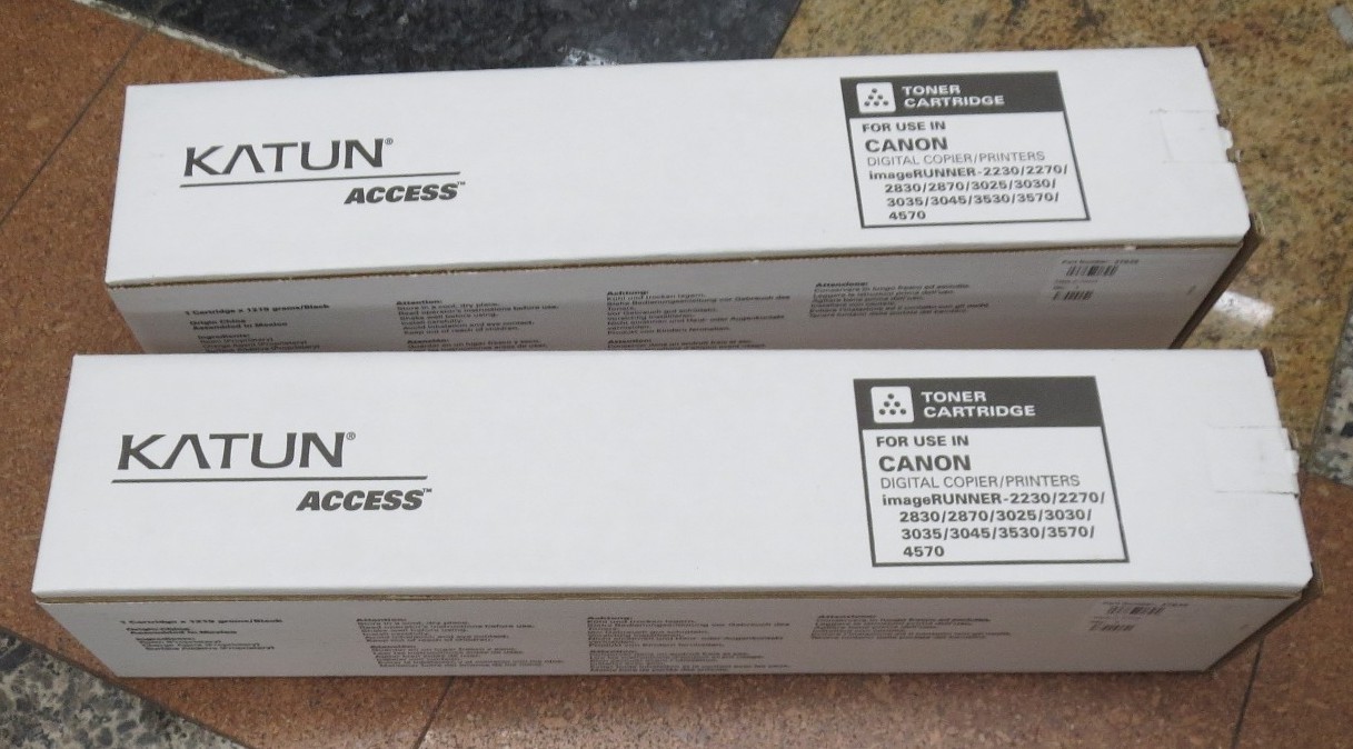 LOT OF 2 NEW KATUN CANON GPR-16 TONER iR 3035/3045/3530/3570/4570 #37638