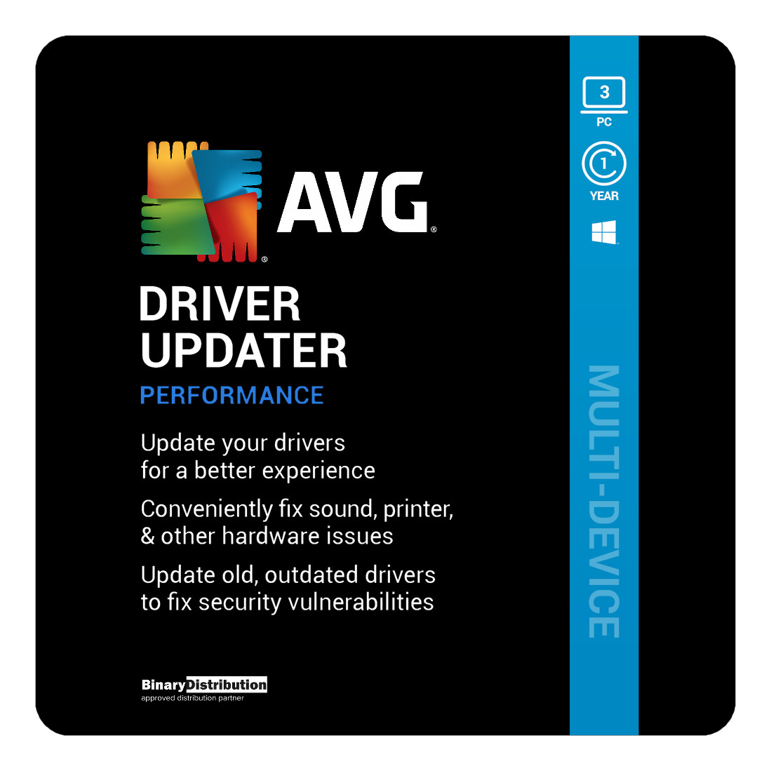 AVG Driver Updater 2026 - 3 PC - 1 Year - Update PC Drivers Fast [Download]