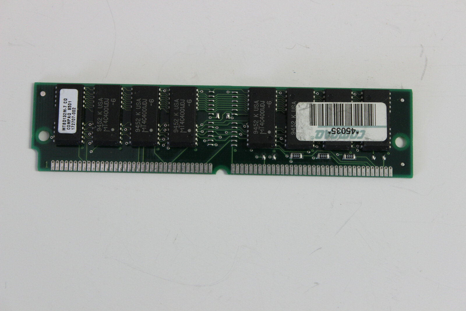 COMPAQ 172718-001 172707-002 4MB FPM 72 PIN 70NS SIMM DESKPRO