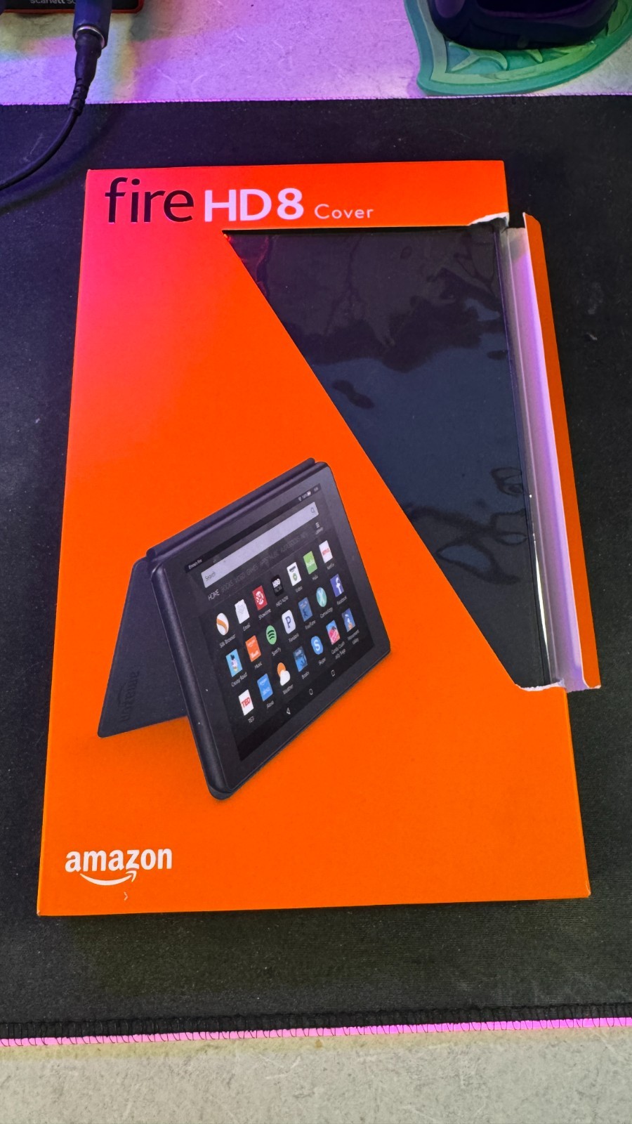 Genuine Amazon Fire HD 8 Tablet Cover Case Black OEM New Open Box