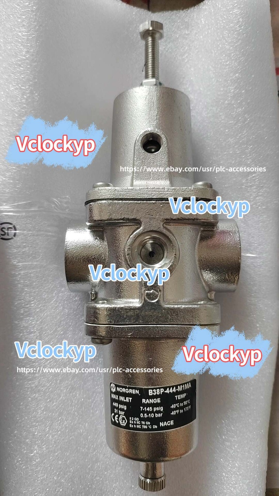 1PC NEW IMI Norgren B38P-444-M1MA Stainless steel filter regulator
