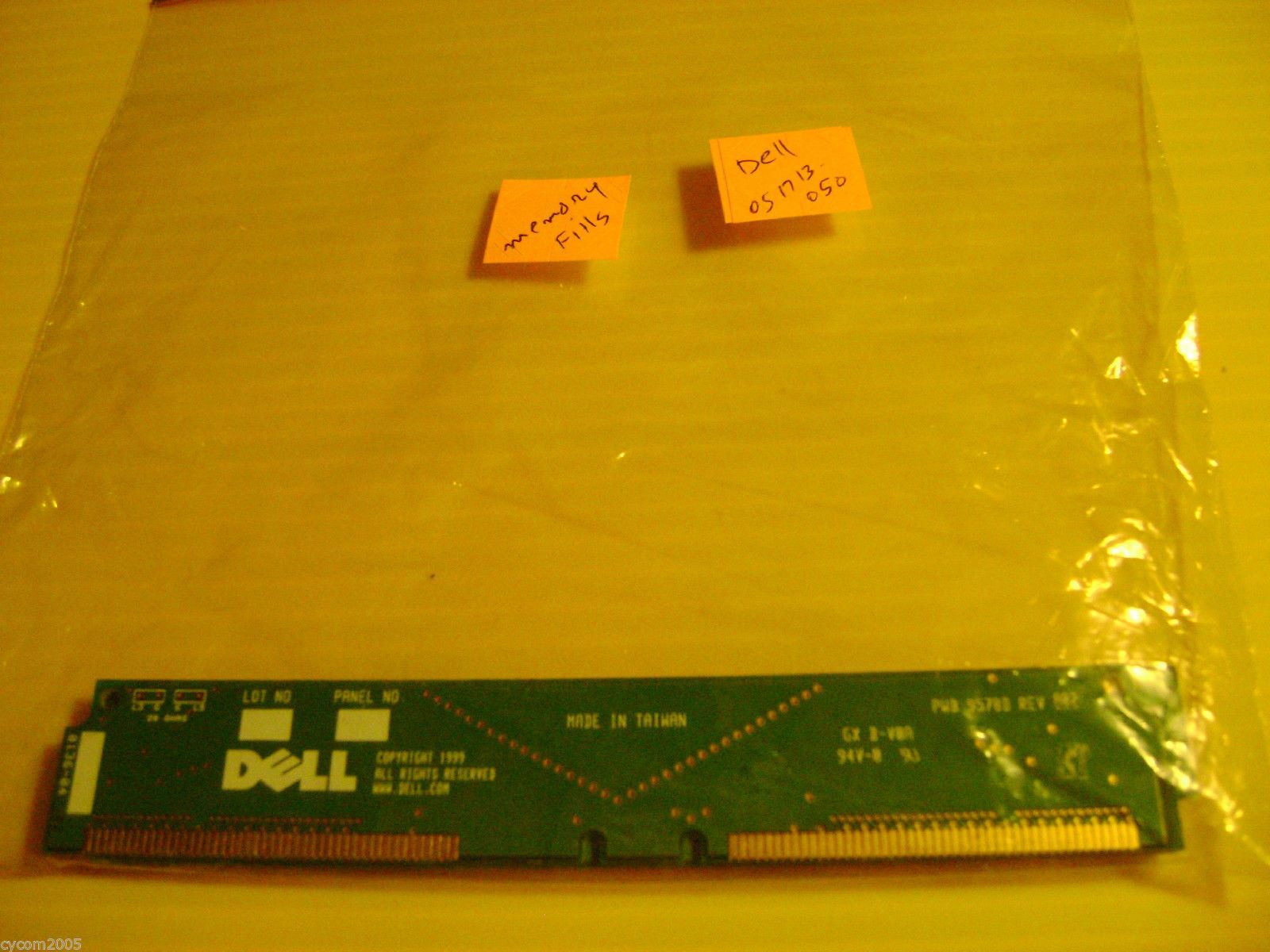 Dell PWB 9578D Rev A02 Desktop Memory Fills