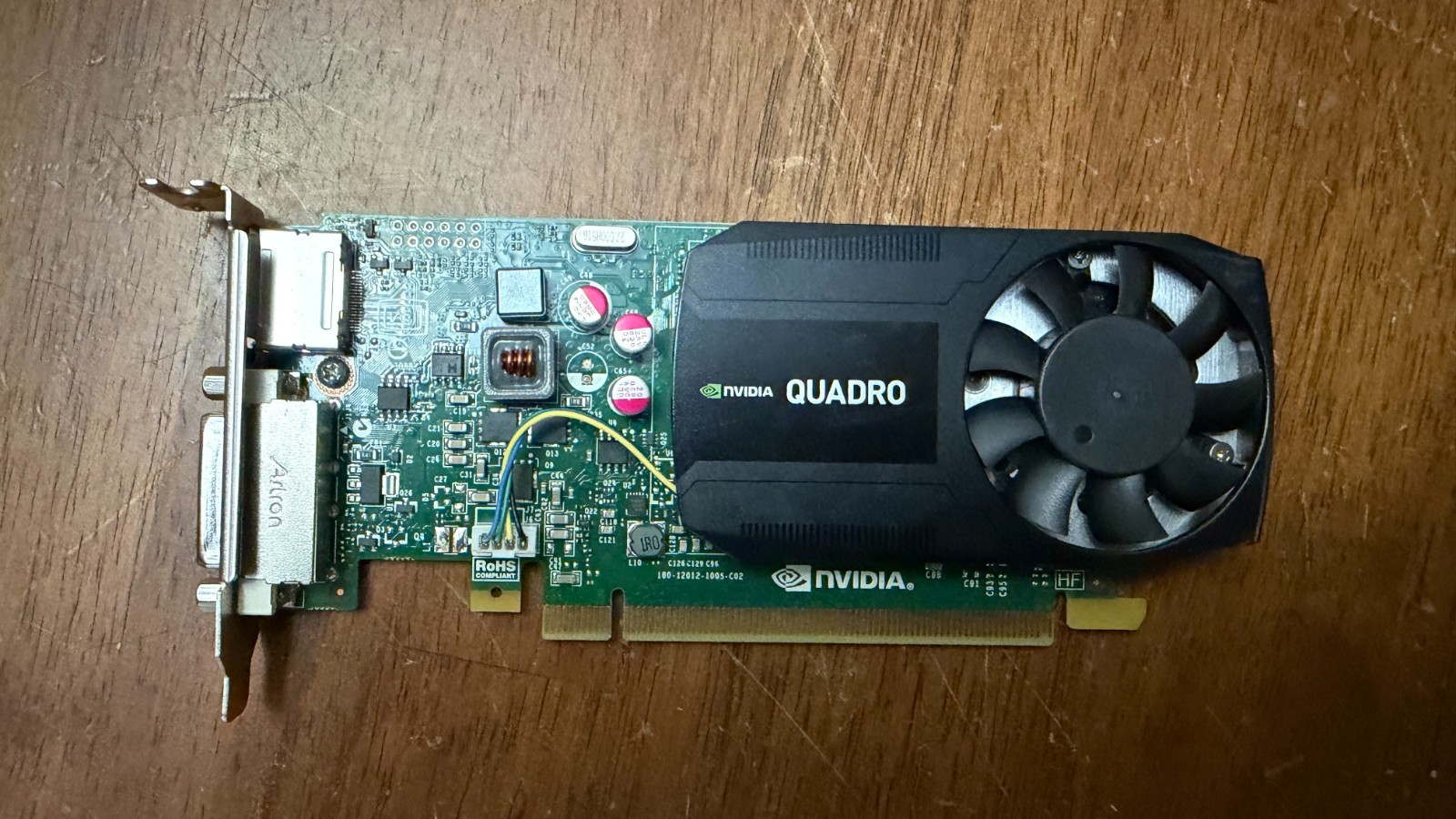 Dell NVIDIA Quadro K620 2GB GDDR3 PCIe x16 Graphics Card. Half height.