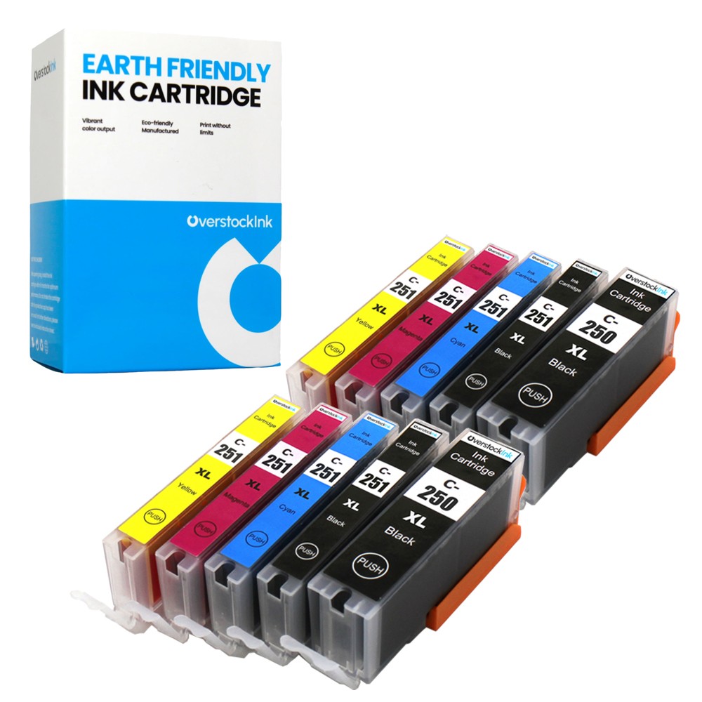 OSI Compatible 10PK PGI-250XL CLI-251XL Ink fits Canon PIXMA MG7520 MX722 MX922