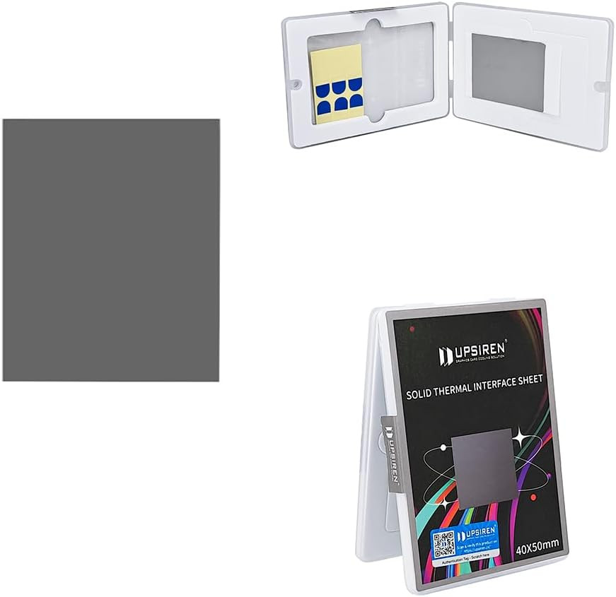 PCM1 Phase Change GPU Thermal Pad Silicone Grease 8.5W/mK 40x40x0.25MM