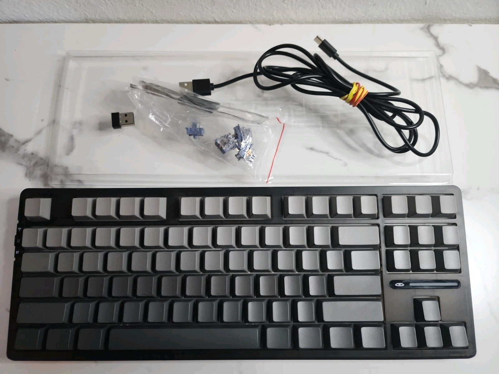 MageGee LIGHT 100 Wireless Grey Keyboard 96% Hot Swappable Mechanical Keyboard
