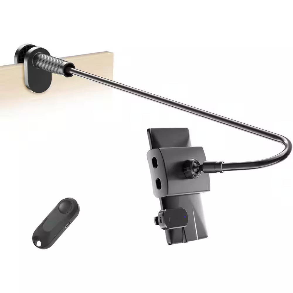 Gooseneck Tablet Holder Lazy Arm Stand for Kindle Reading in Bed with Page Turne