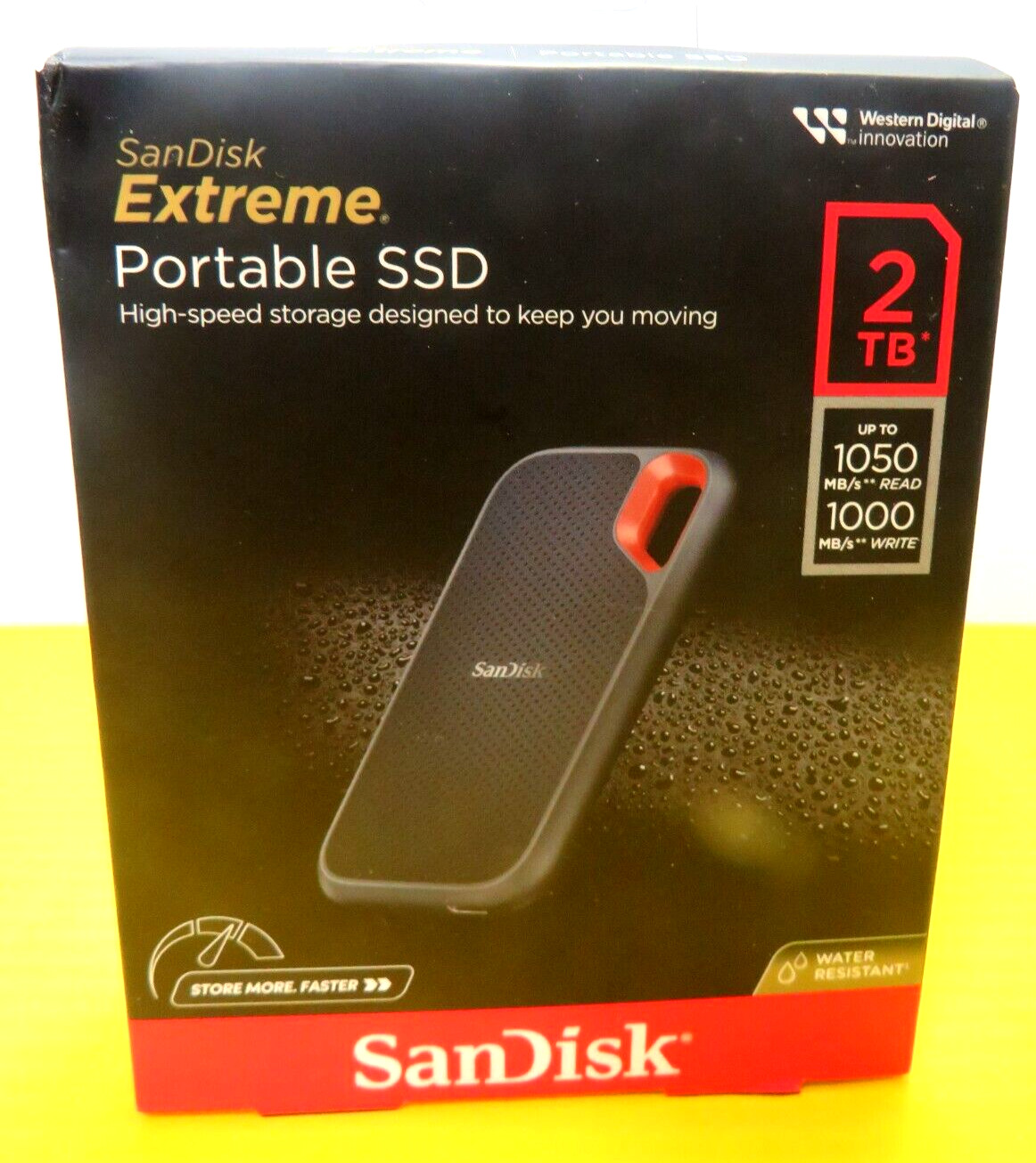 🔥 👍 NEW SANDISK EXTREME PORTABLE SSD 2TB SDSSDE51-2T00-AW25 Solid State Drive