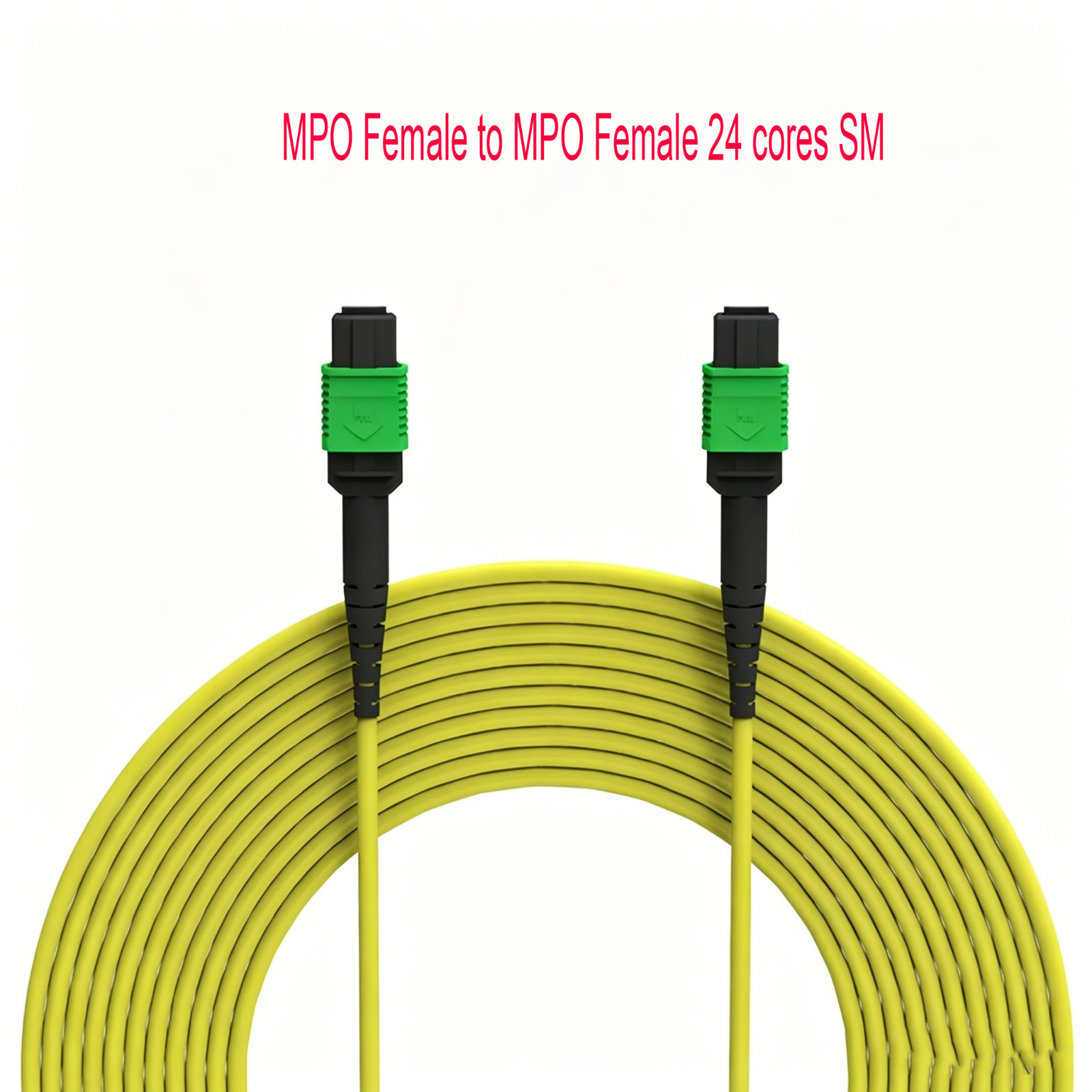 1~80M MPO 24 Fiber Trunk Fiber Patch Cord G657A1 Singlemode Cable Data Center