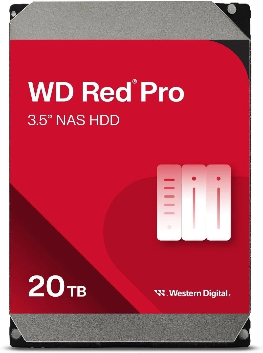 Western Digital WD Red Pro NAS HDD WD201KFGX 20TB w/ 512MB Cache 6Gb/s 7200rpm