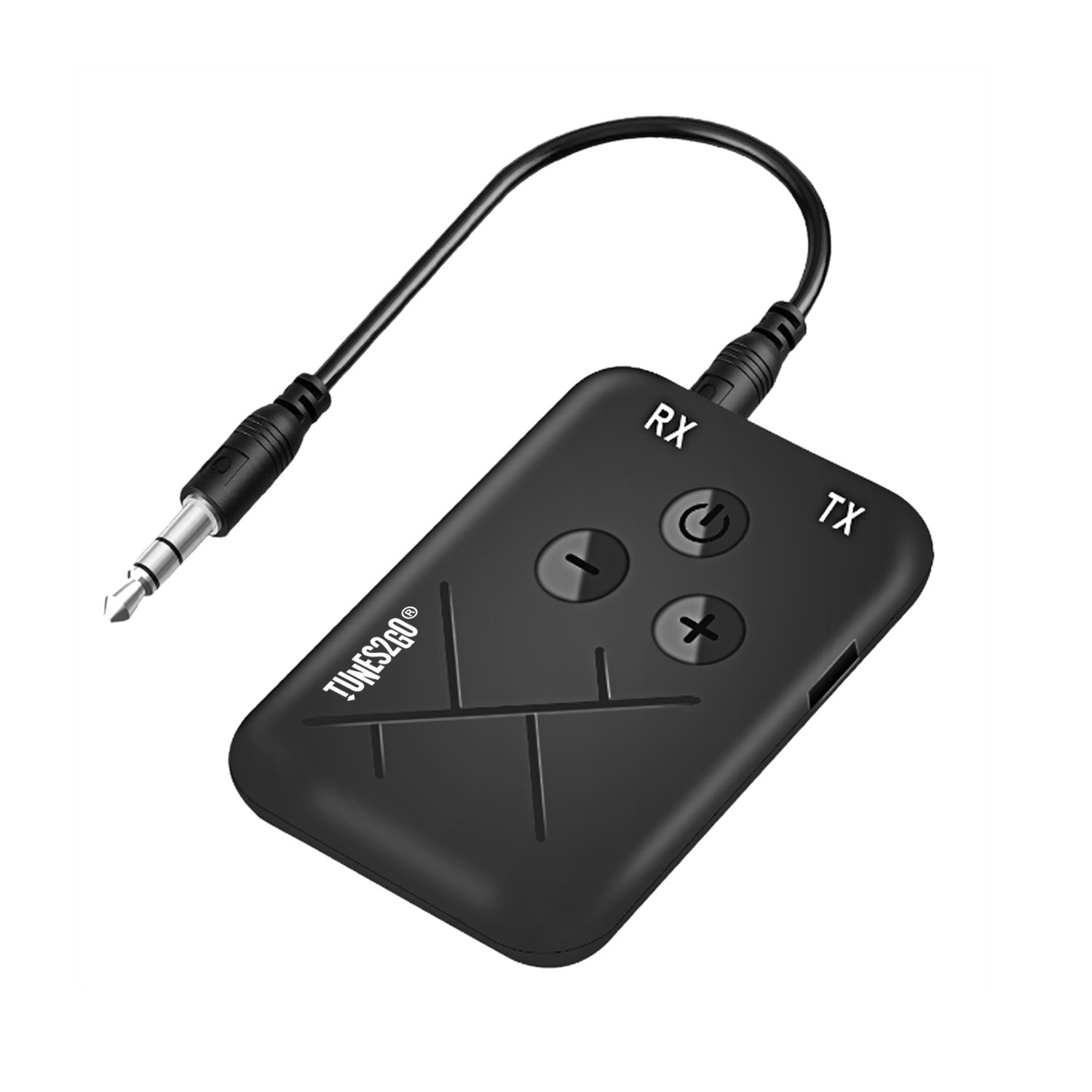 Bluetooth 5.0 Transmitter Receiver 2-in-1 Wireless Audio 3.5mm Jack Aux Adapter