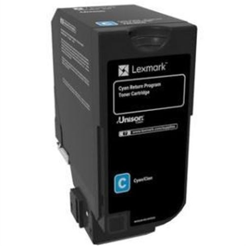 Lexmark 74C10C0 Unison Toner Cartridge Cyan 3000 Page Yield