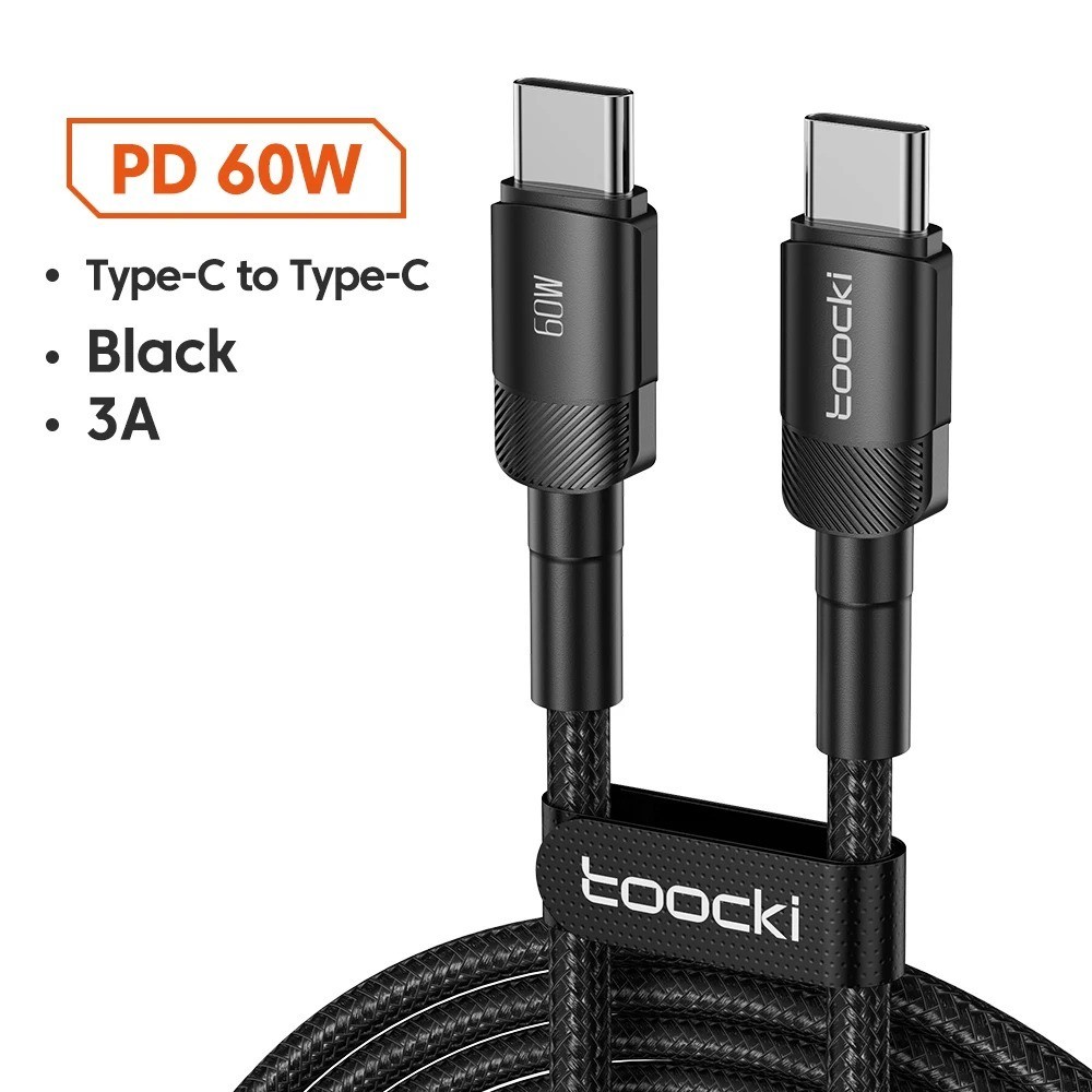 Toocki 100W USB C to USB C Cable PD 3.0 Quick Charge 4.0 Fast Charging Type C