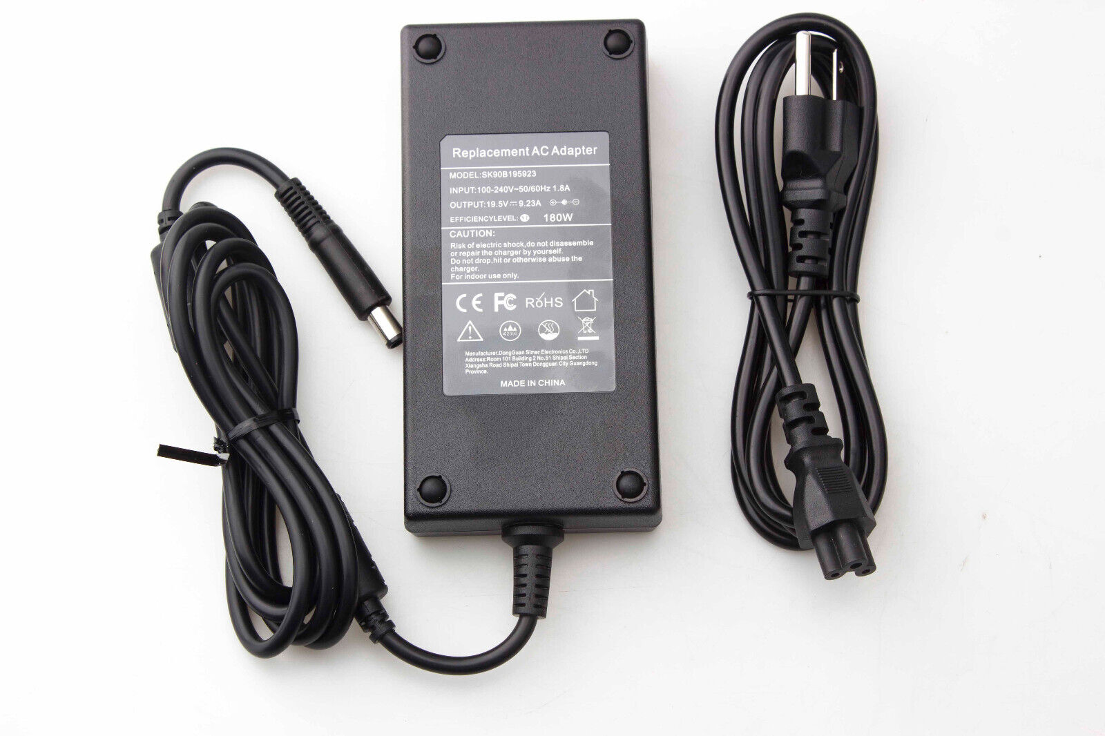 180W 19.5V 9.23A Laptop Charger For Dell G3 G5 G7 Gaming Laptop 3779 5590 7790