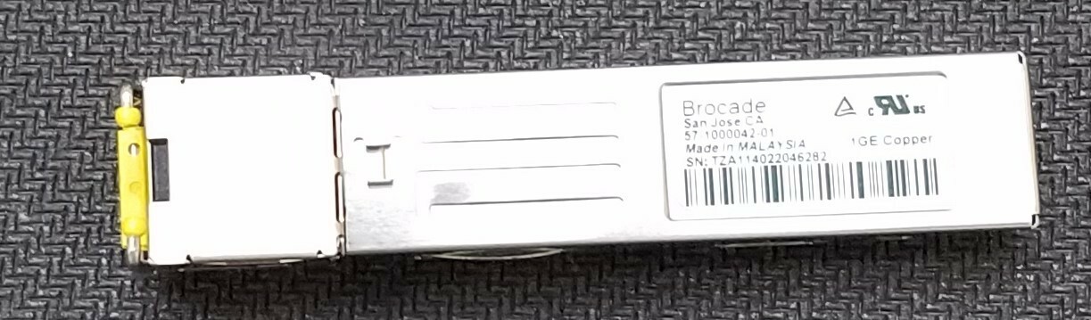NEW Brocade XBR-000190 57-1000042-01 1GE copper SFP