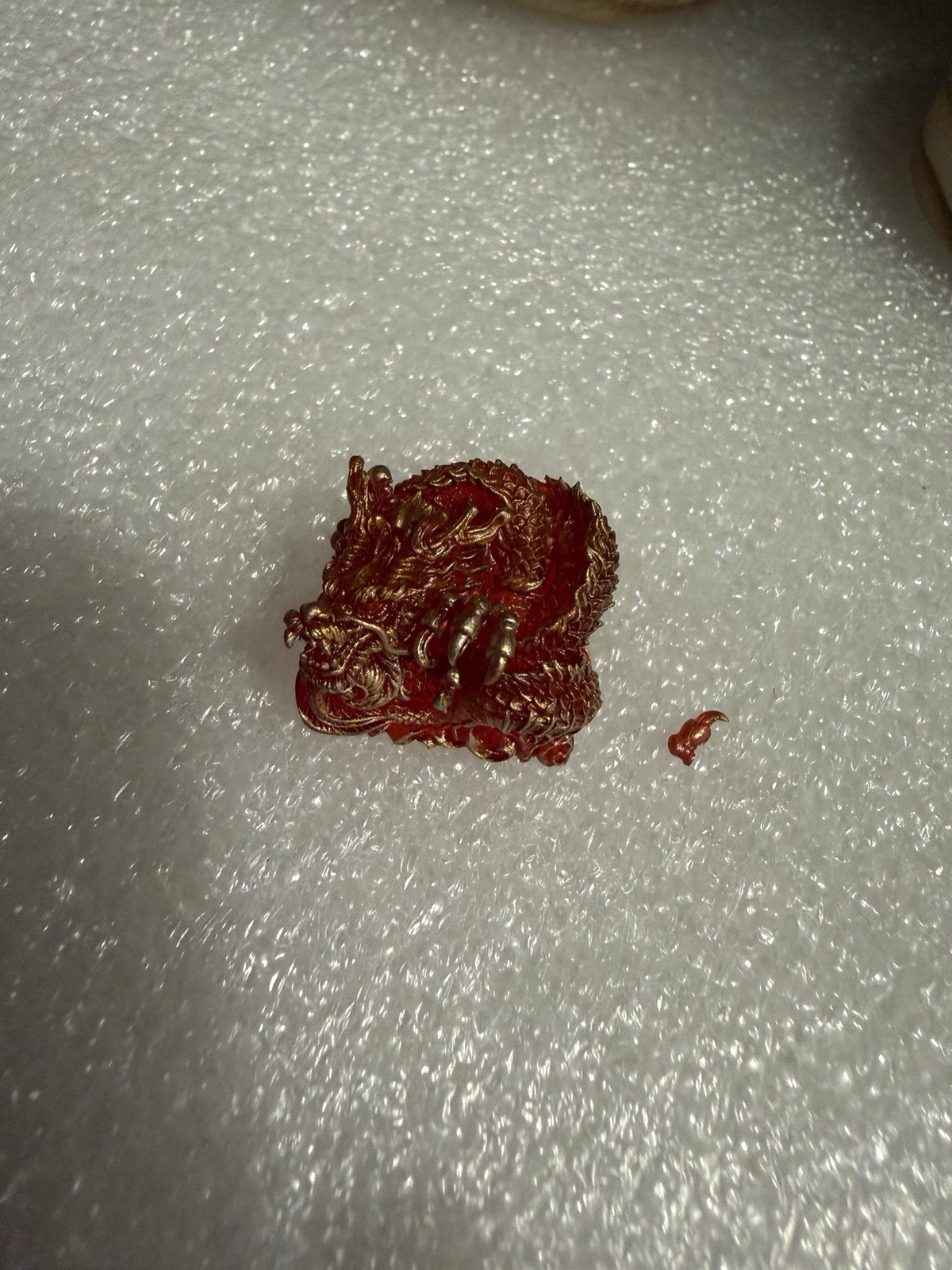 Jelly Key Red Dragon Keycap (1u Finger Detached)