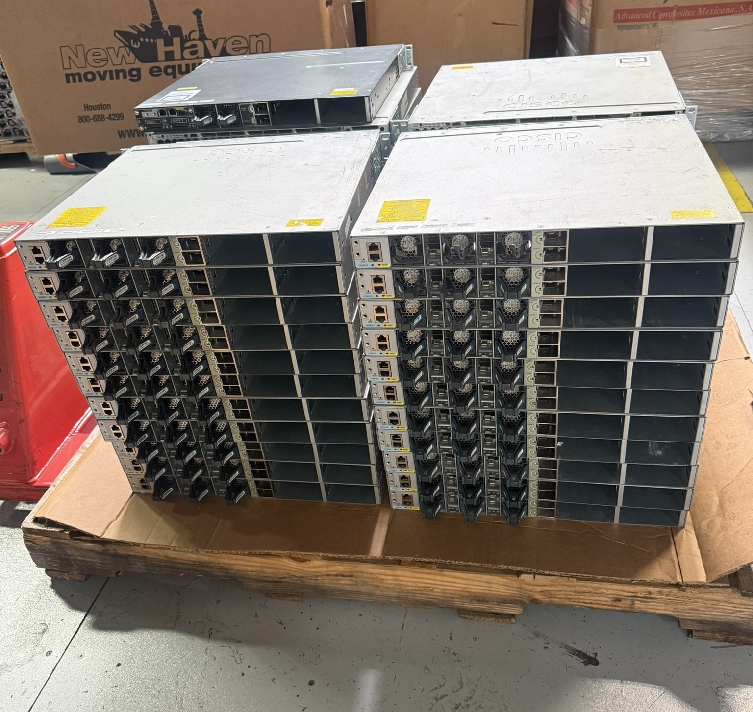 Lot of 45 Cisco Catalyst 3850 Switches 48U-S 48P-S 48F-S Mixed Models - NO PSUs