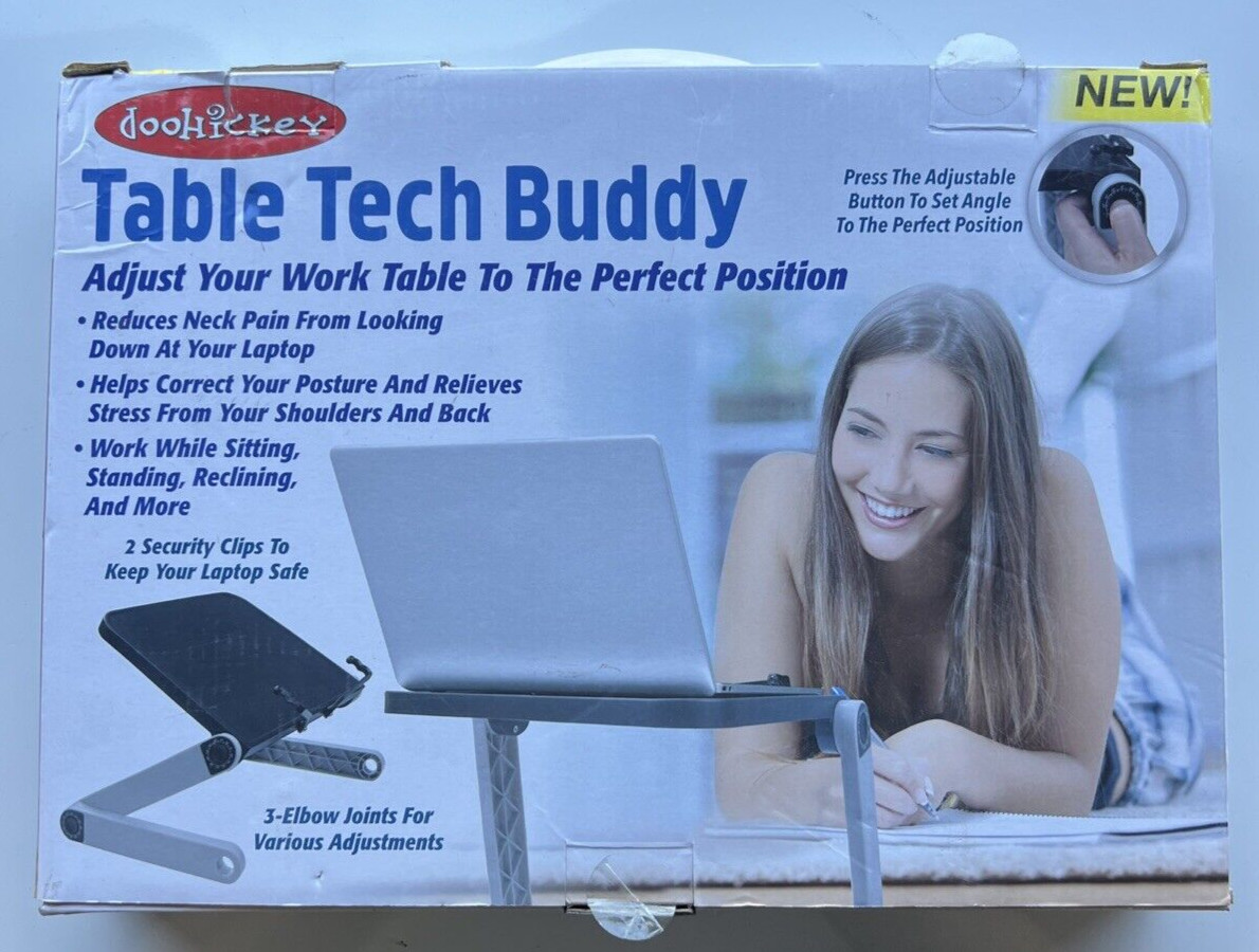 Genius Ideas Table Tech Buddy Adjustable laptop desk