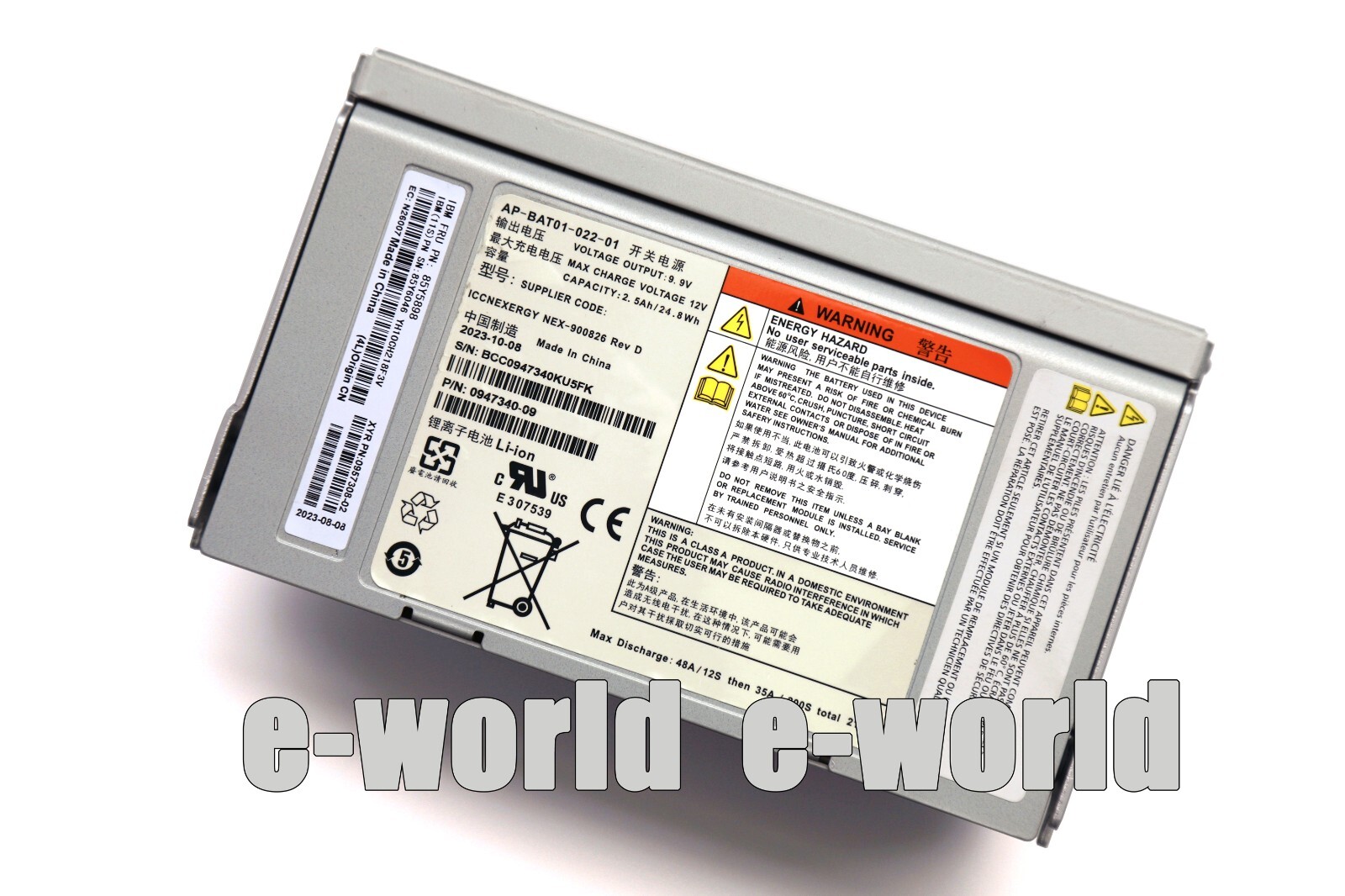 2024 Year New Genuine 85Y5898 85Y6046 00AR300 00AR301 for IBM V7000 Battery