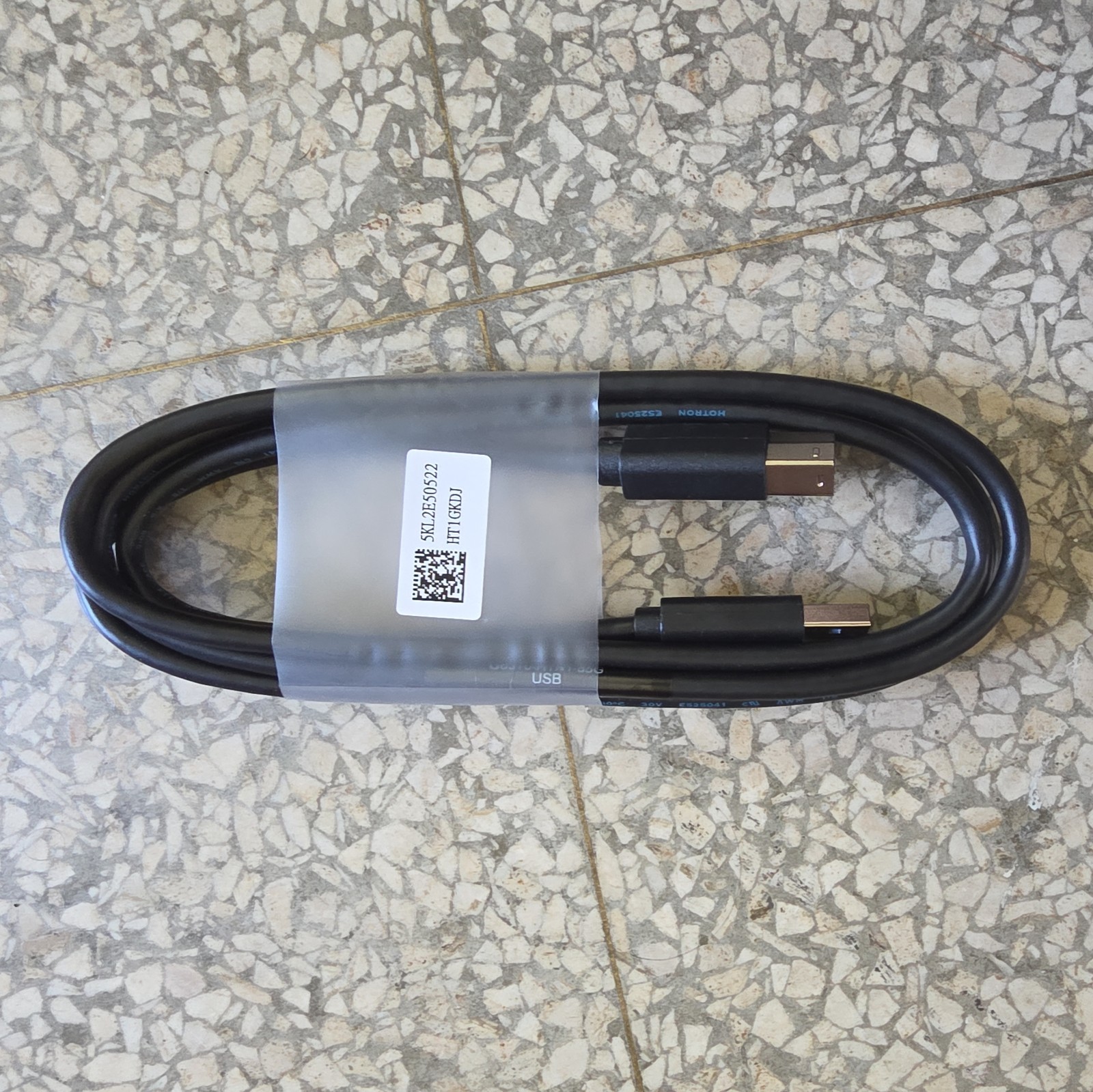 Genuine Dell 6ft USB 3.0 SuperSpeed a to B Black Cable 5KL2E50522