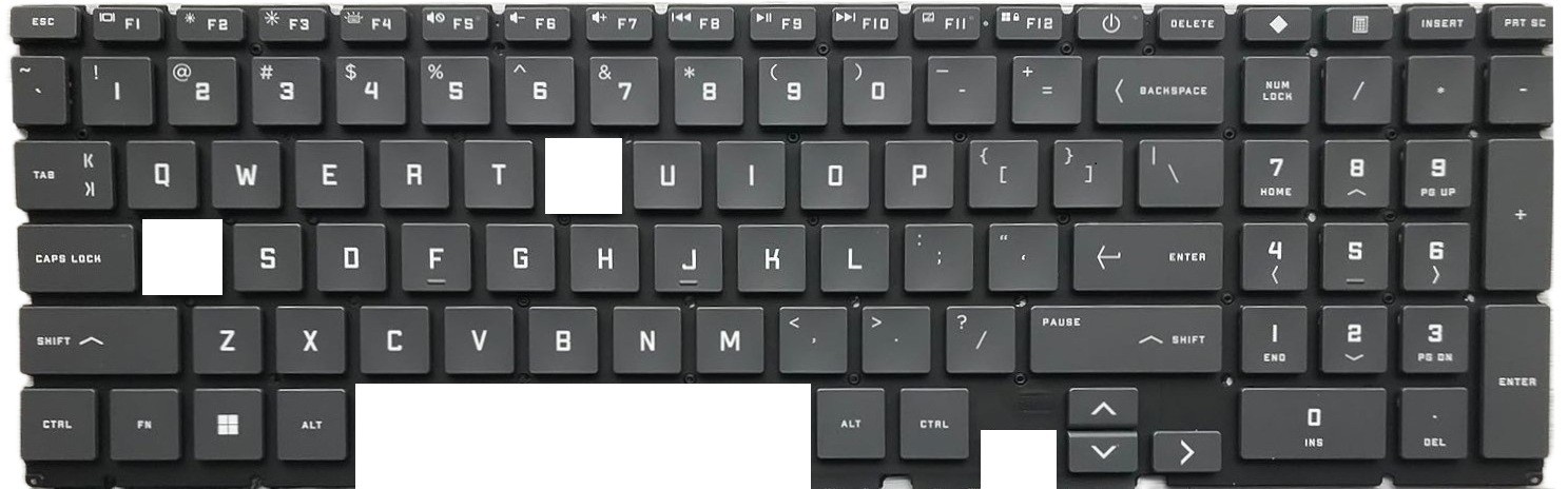 HP688 Replacement key for keyboard HP Victus 16-E 16-D 16-D0013DX ‎16-D0030NR