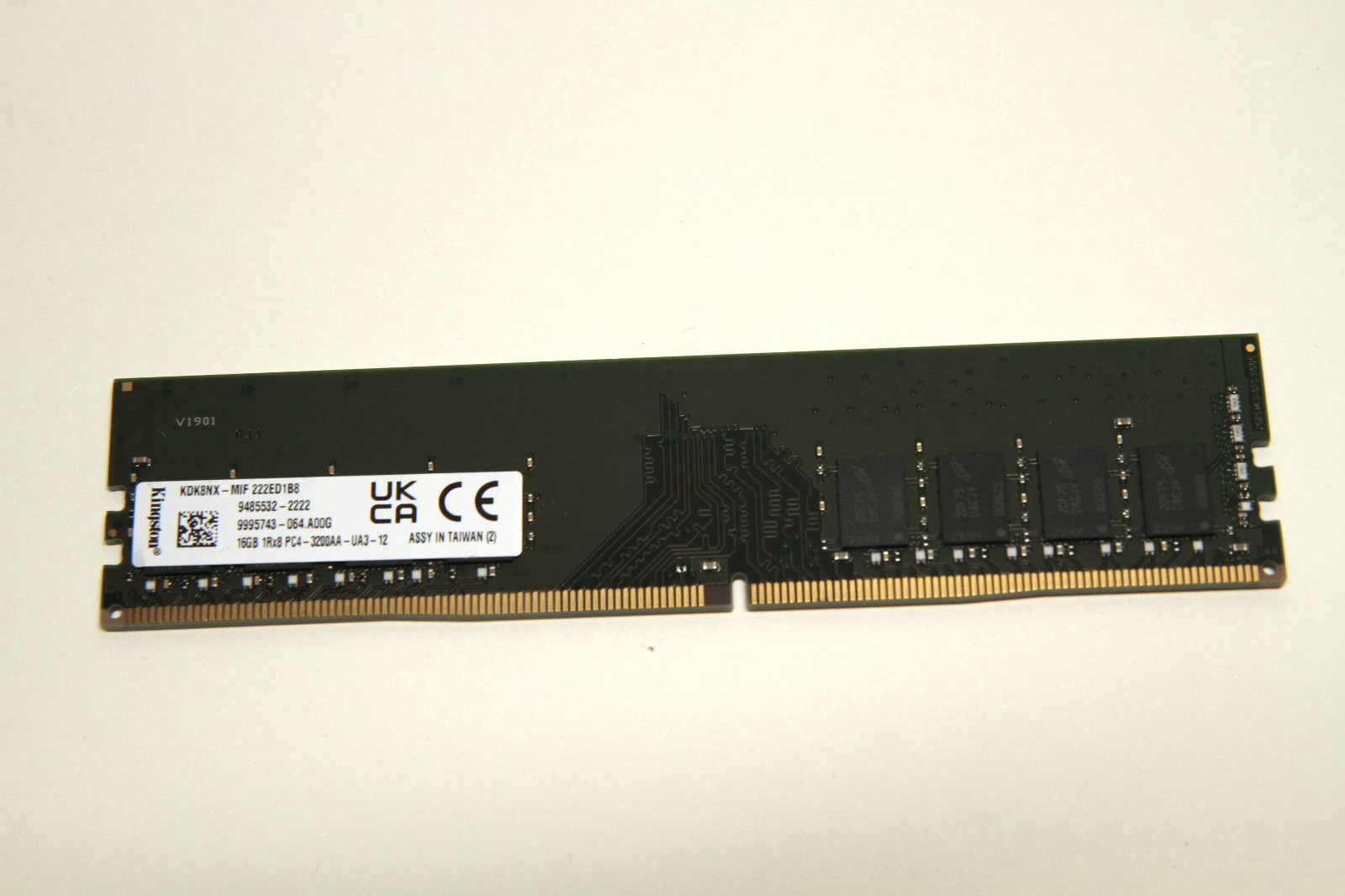 KINGSTON 16GB 1Rx8 PC4-3200AA  DESKTOP MEMORY KDK8NX-MIF