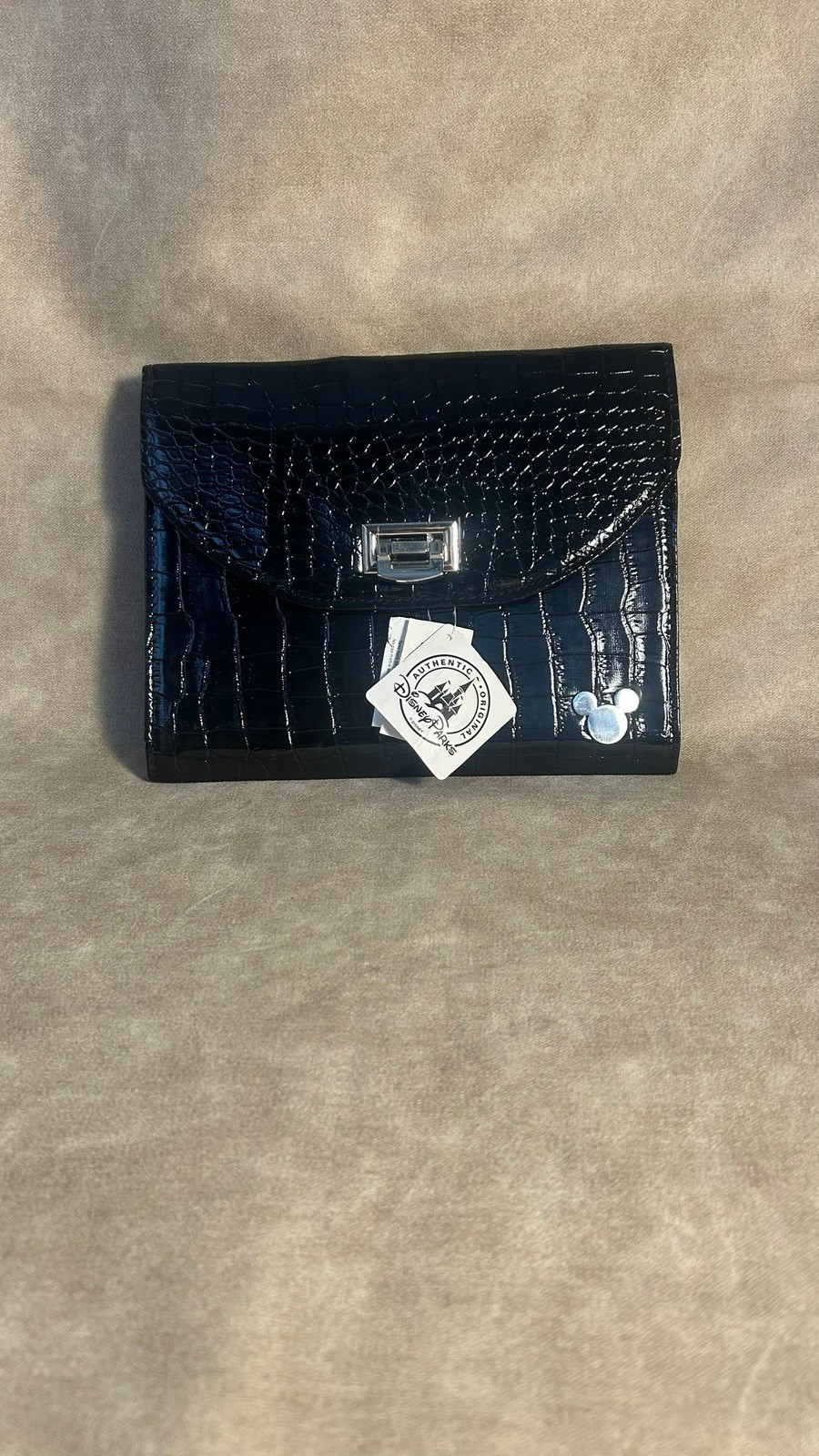 2 Disney NWT Black Crocodile Texture IPad/Tablet Covers