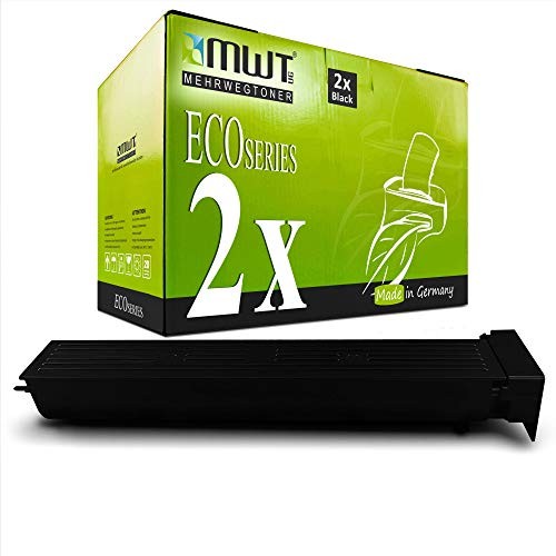 Eurotone 2x Laser Toner Cartridge Compatible for Konica TN-411K C451 Black