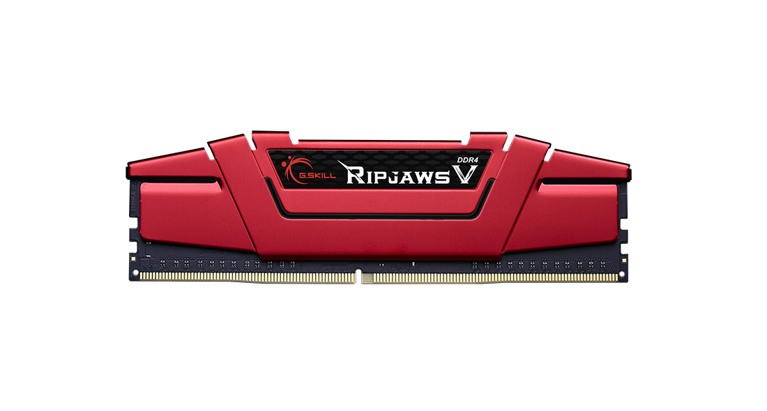 G.SKILL Ripjaws V 4GB (1x4GB) DDR4 2400 Desktop Memory (F4-2400C15D-8GVR)