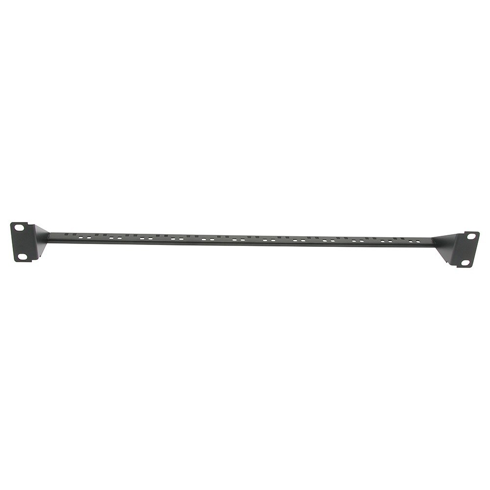 15 Pack of 19 inch 1U Support Bar Black