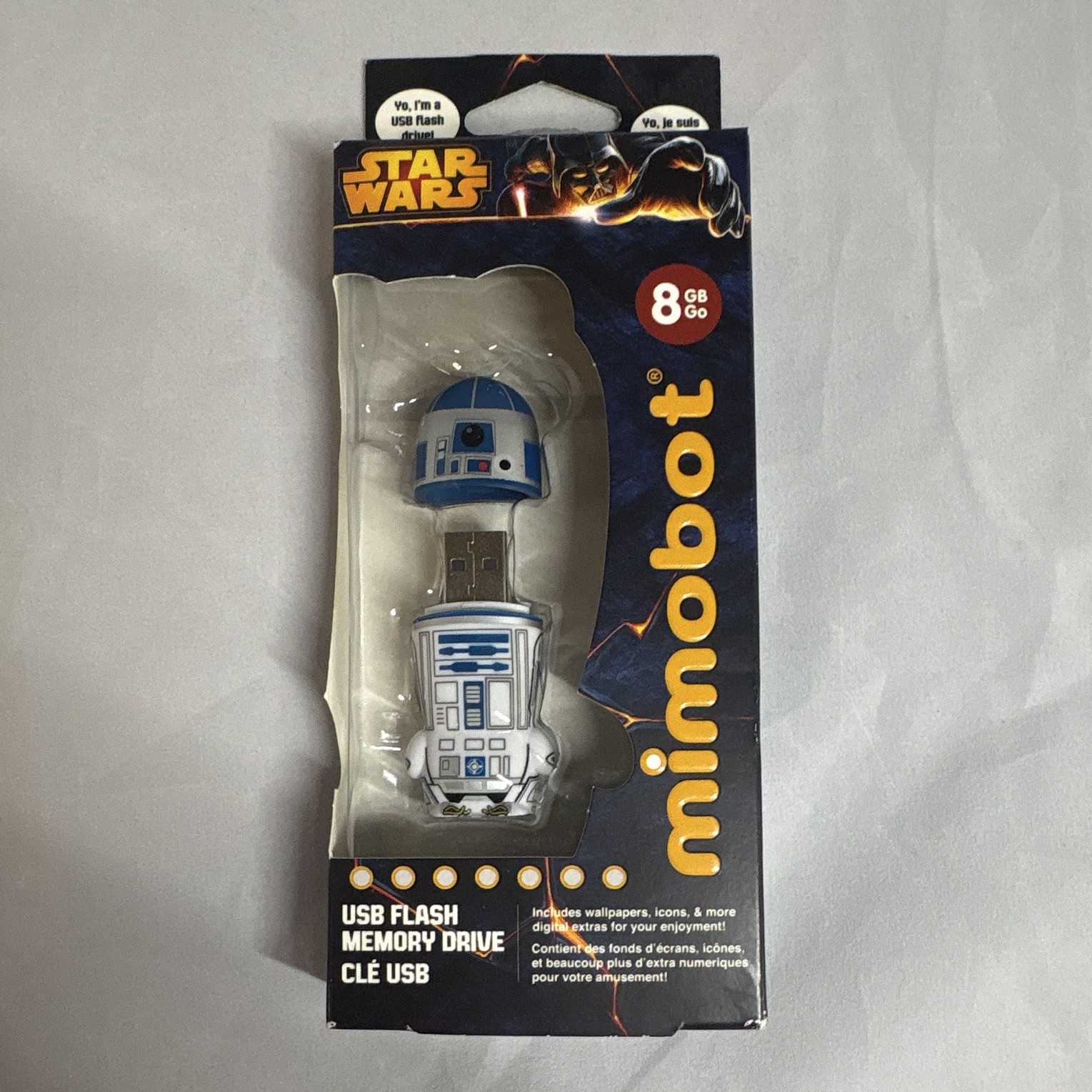 mimobot Star Wars R2-D2 8GB USB 2.0 Flash Drive for Mac & PC