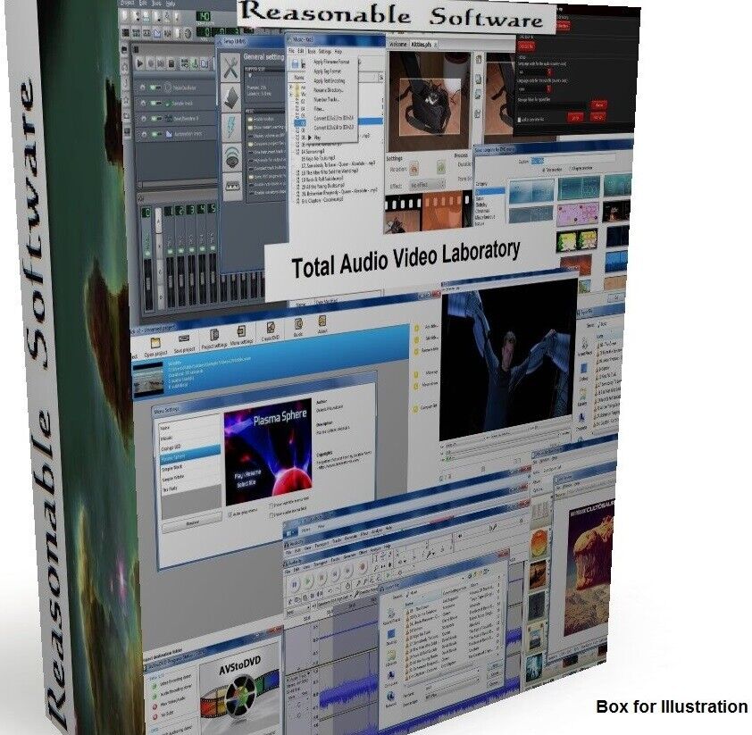 Audio Video TECH LAB DVD authoring Ripping Conversion Complete ALL Windows CD